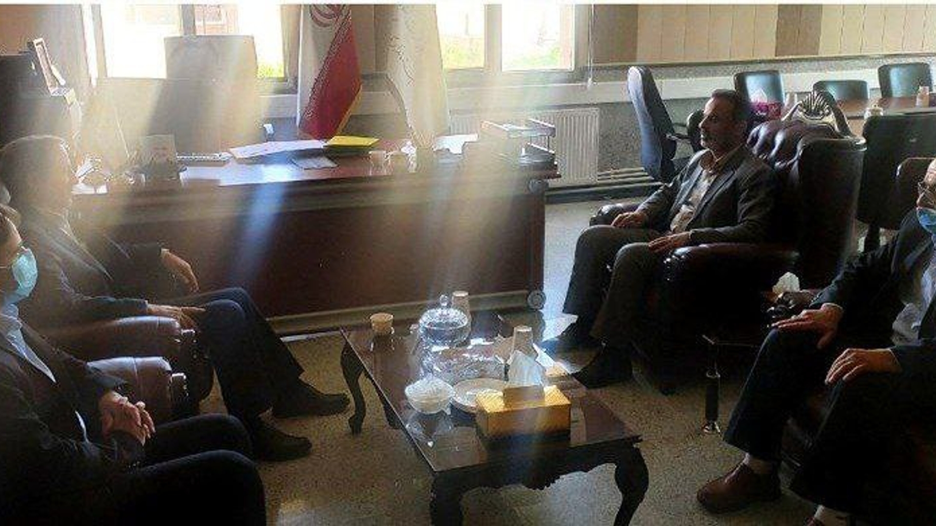 دیدار با مدیر کل اداره پست استان مرکزی