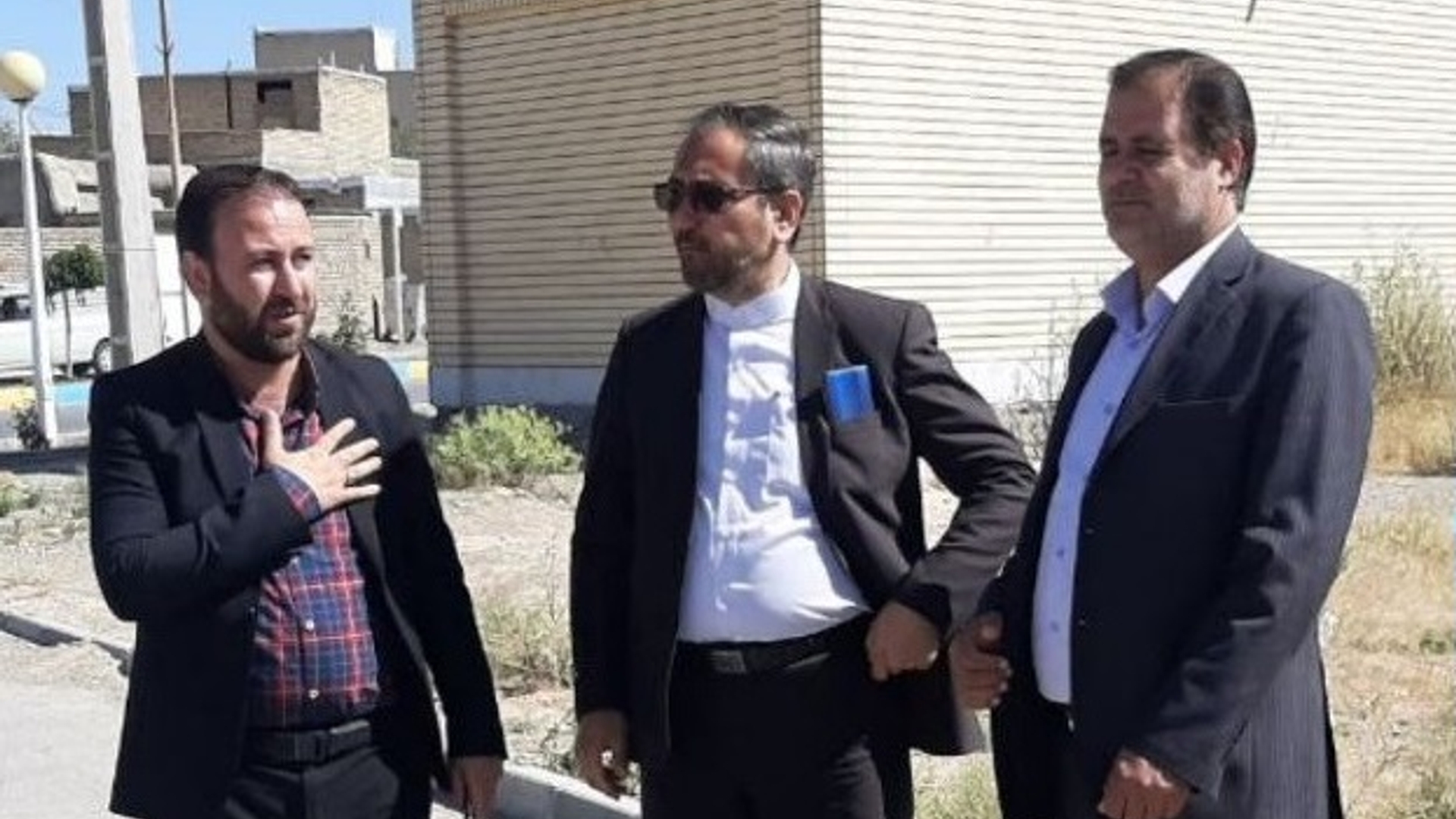 بازید فرماندار به اتفاق سرپرست شهرداری از پروژه های شهری کمیجان