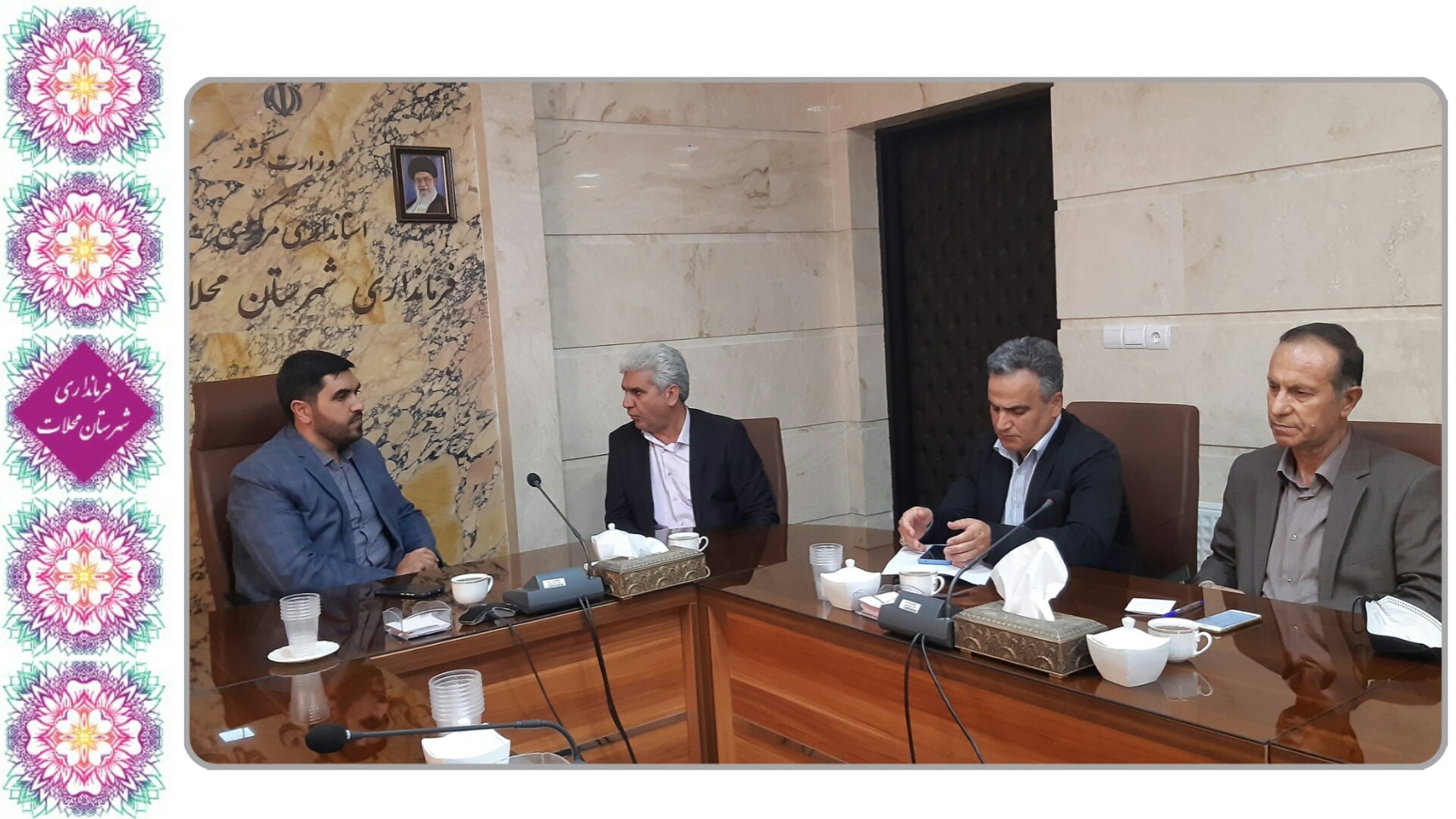 دیدار مدیرکل آب و فاضلاب استان مرکزی با سرپرست فرمانداری شهرستان محلات