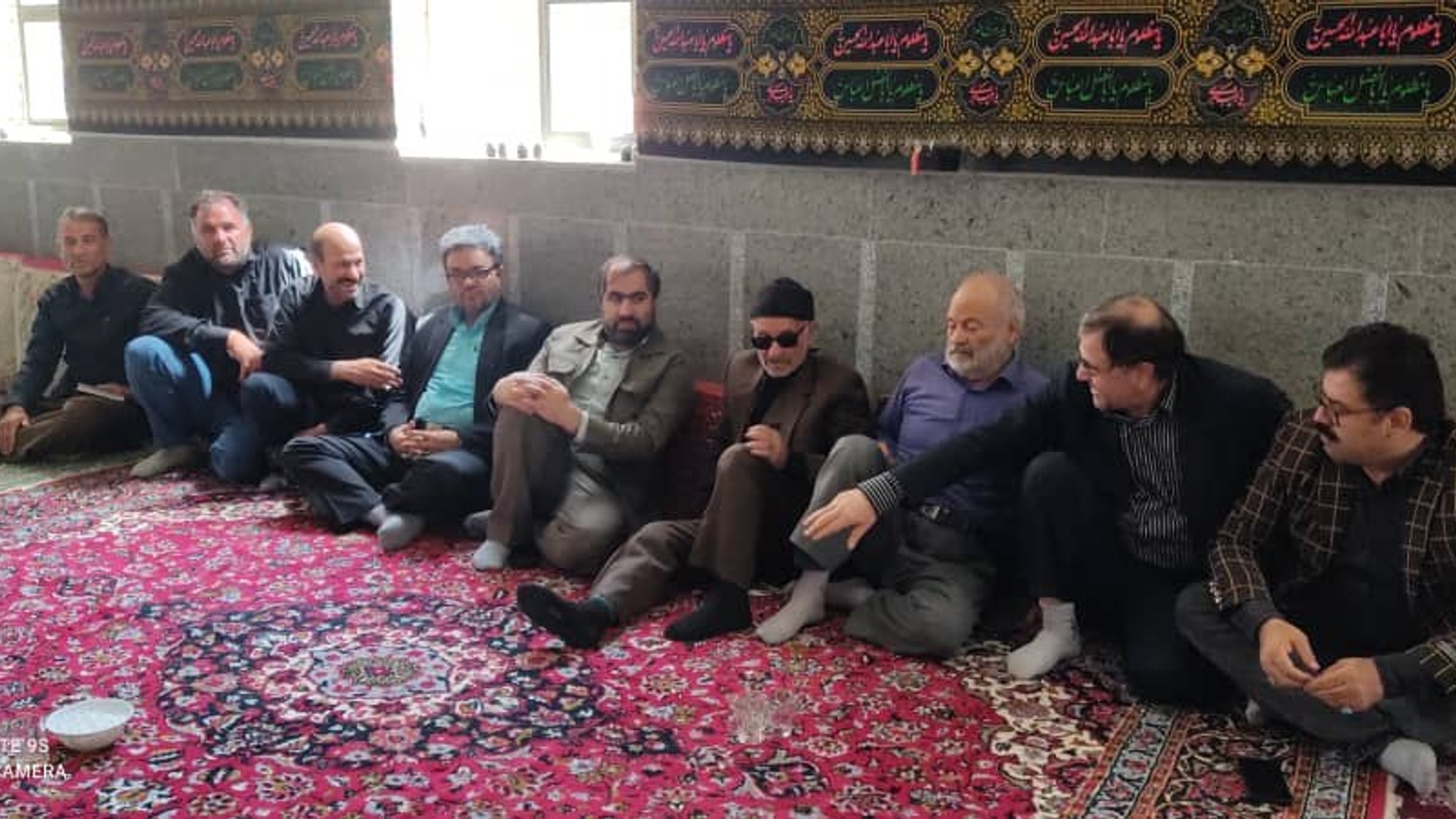 حضور آقازیارتی فرماندار شهرستان فراهان در جمع مردم خونگرم روستای کسرآصف