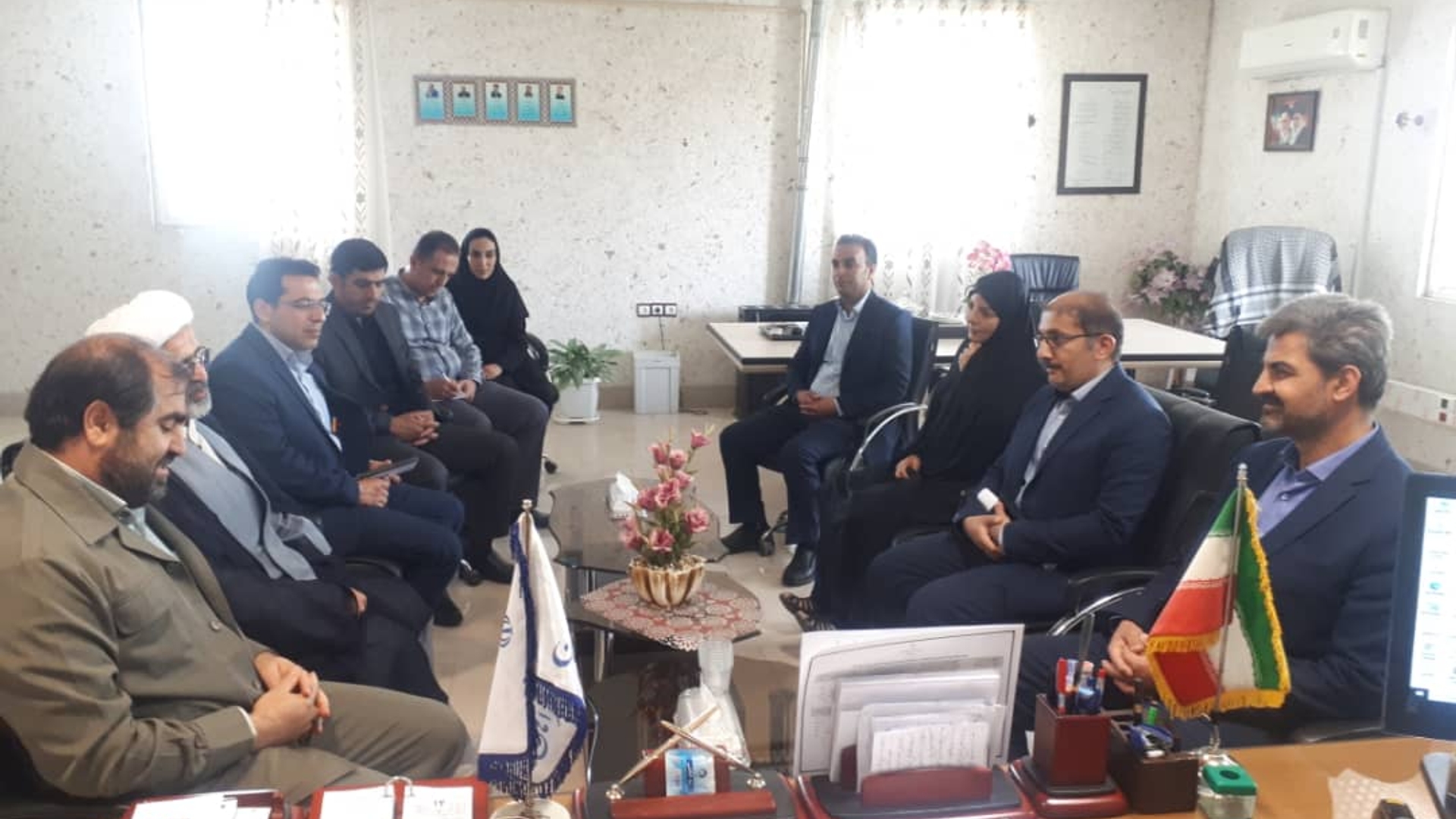 دیدار محمودی مدیرعامل شرکت توزیع برق استان با آقازیارتی  فرماندار شهرستان فراهان