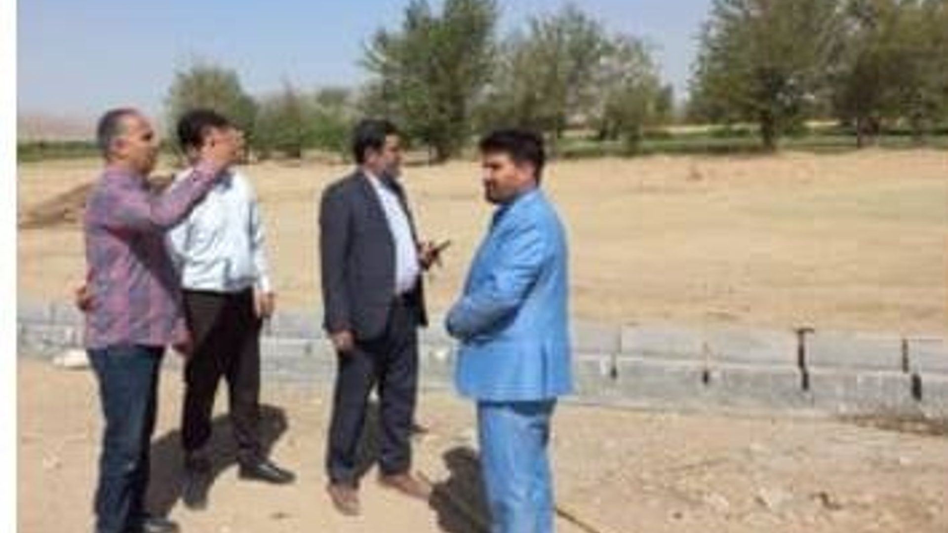 بازدید فرماندارخنداب  از روستای ایجان