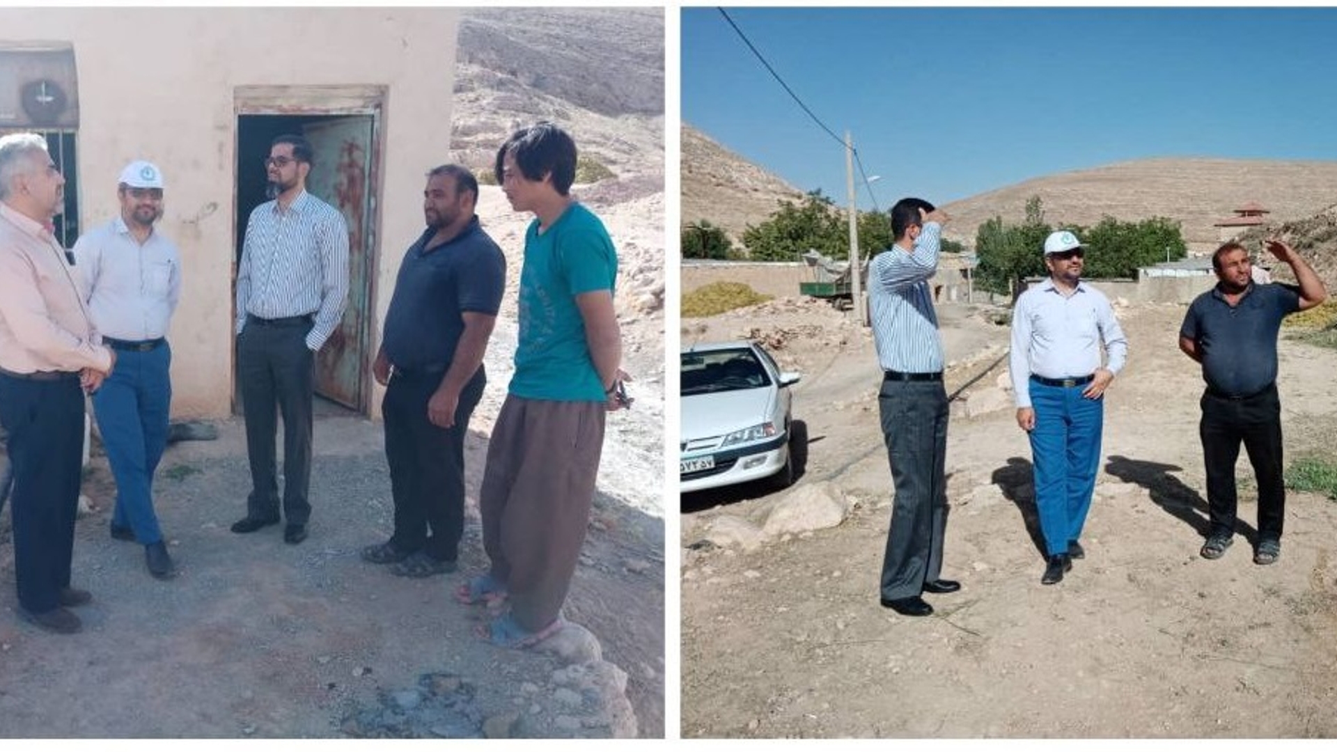 بازدید فرماندار و بخشدار میلاجرد از روستای طرلان