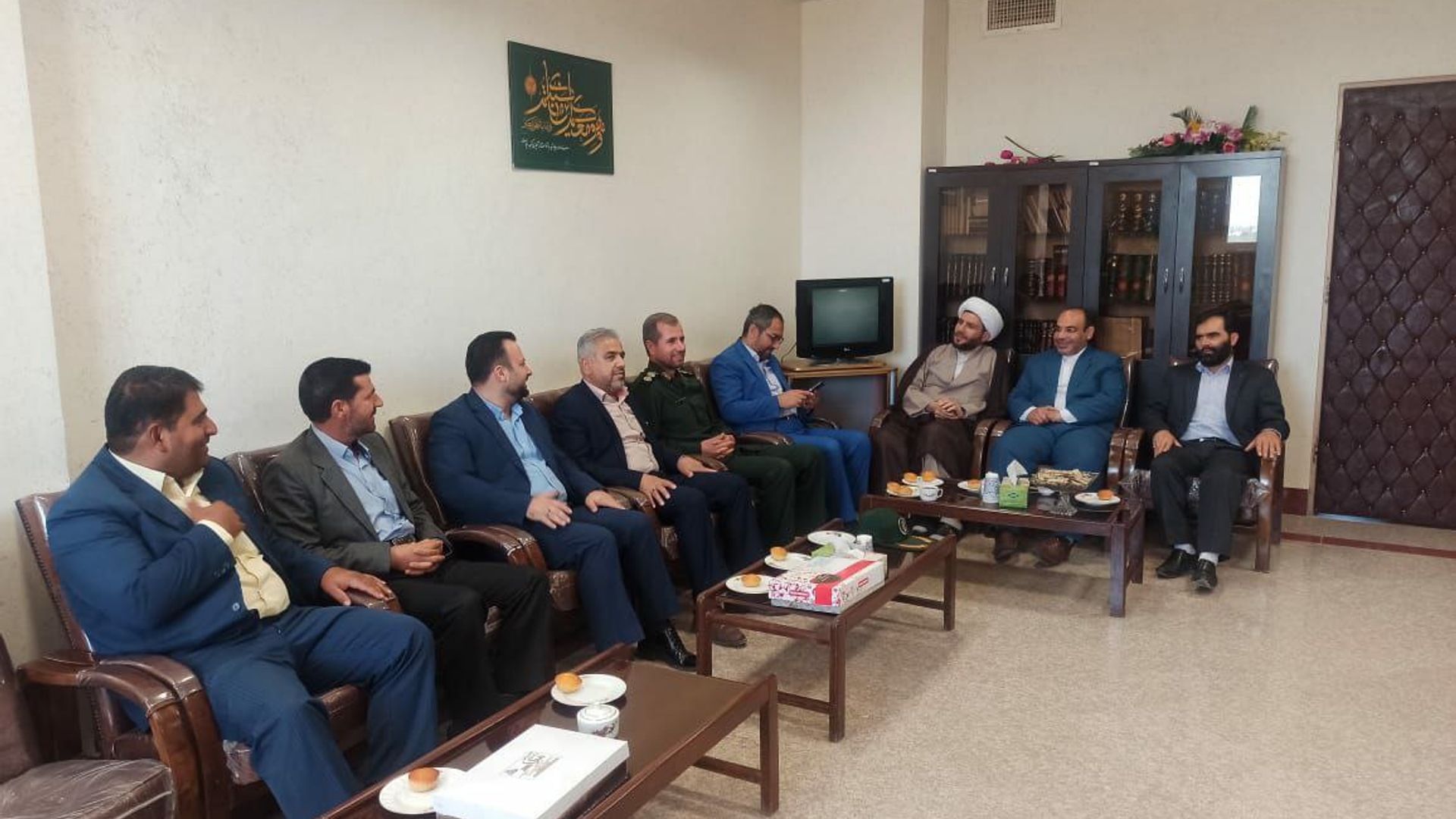 به مناسبت هفتم تیرماه، سالروز شهادت دکتر بهشتی و روز قوه قضائیه صورت پذیرفت