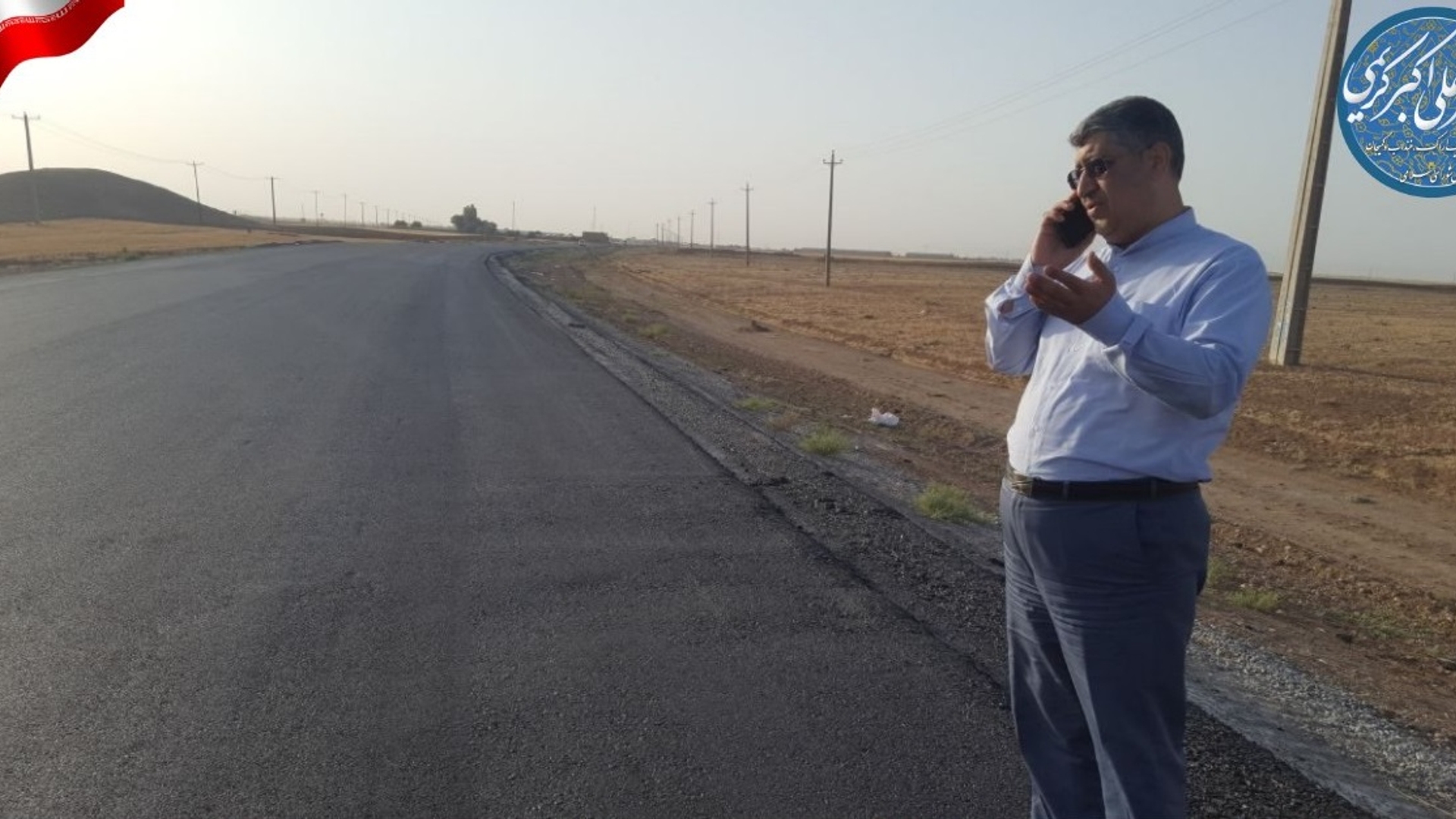 بازدید دکتر علی اکبر کریمی نماینده مردم شریف شهرستان های اراک، کمیجان و خنداب در مجلس شورای اسلامی از پروژه آسفالت جاده آهنگران به ساروق