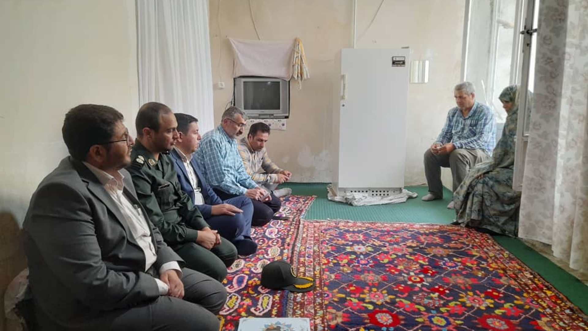 دیدار با خانواده جانباز سرافراز مرحوم مجتبی درودیان