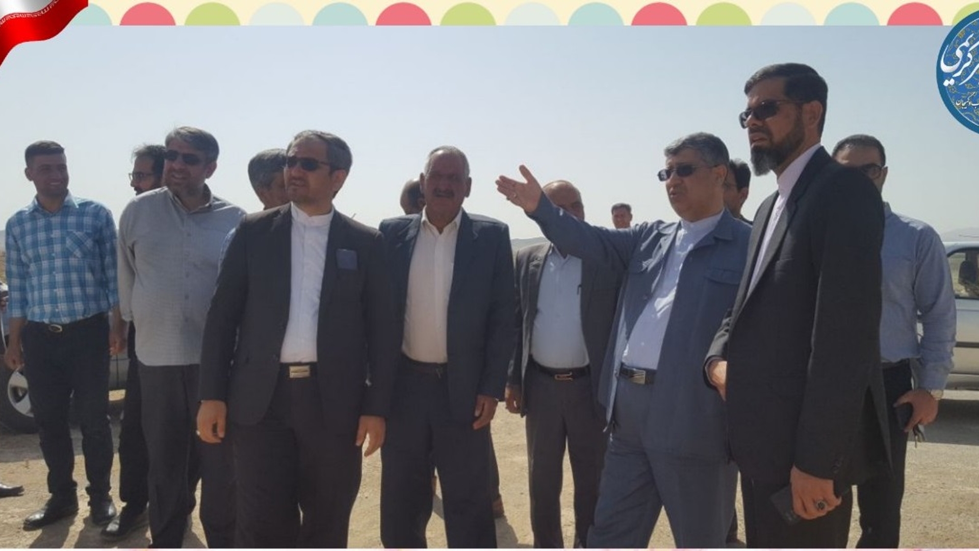 حضور دکتر علی اکبر کریمی نماینده مردم شریف شهرستان های اراک، کمیجان و خنداب در مجلس شورای اسلامی به همراه فرماندار شهرستان کمیجان،  در روستای امامزاده عباس