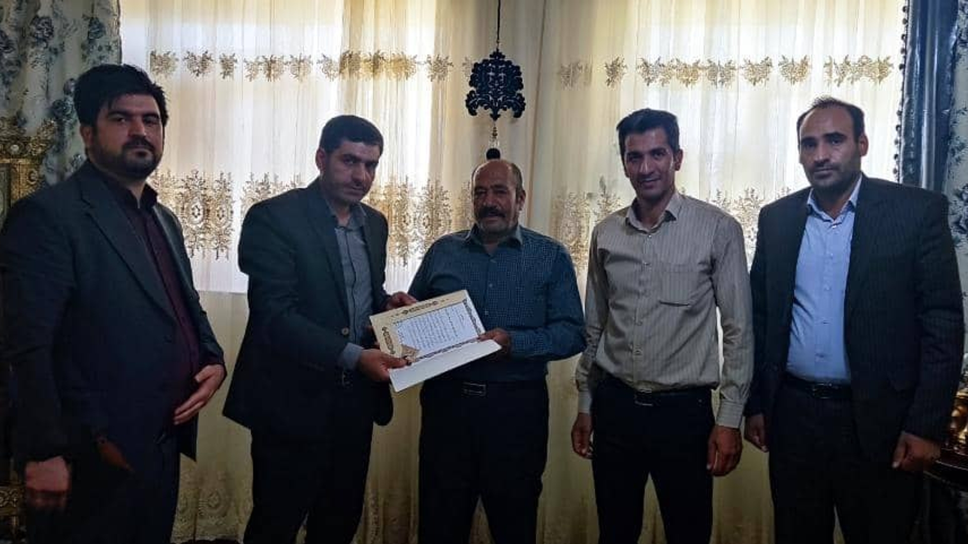 دیدار و تجلیل از جانباز شیمیایی آقای حجت اله دستجانی فراهانی