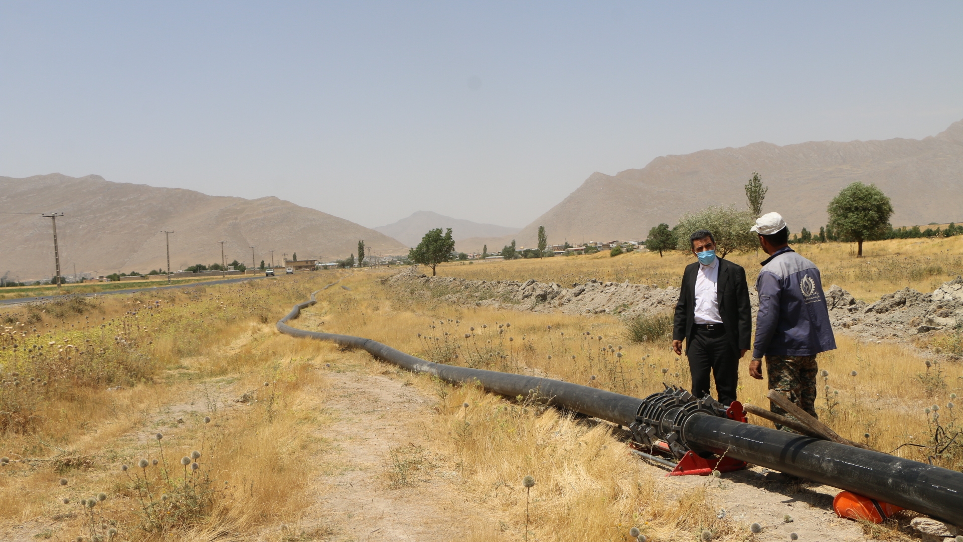 بازدیداز پروژه های عمرانی در حال انجام