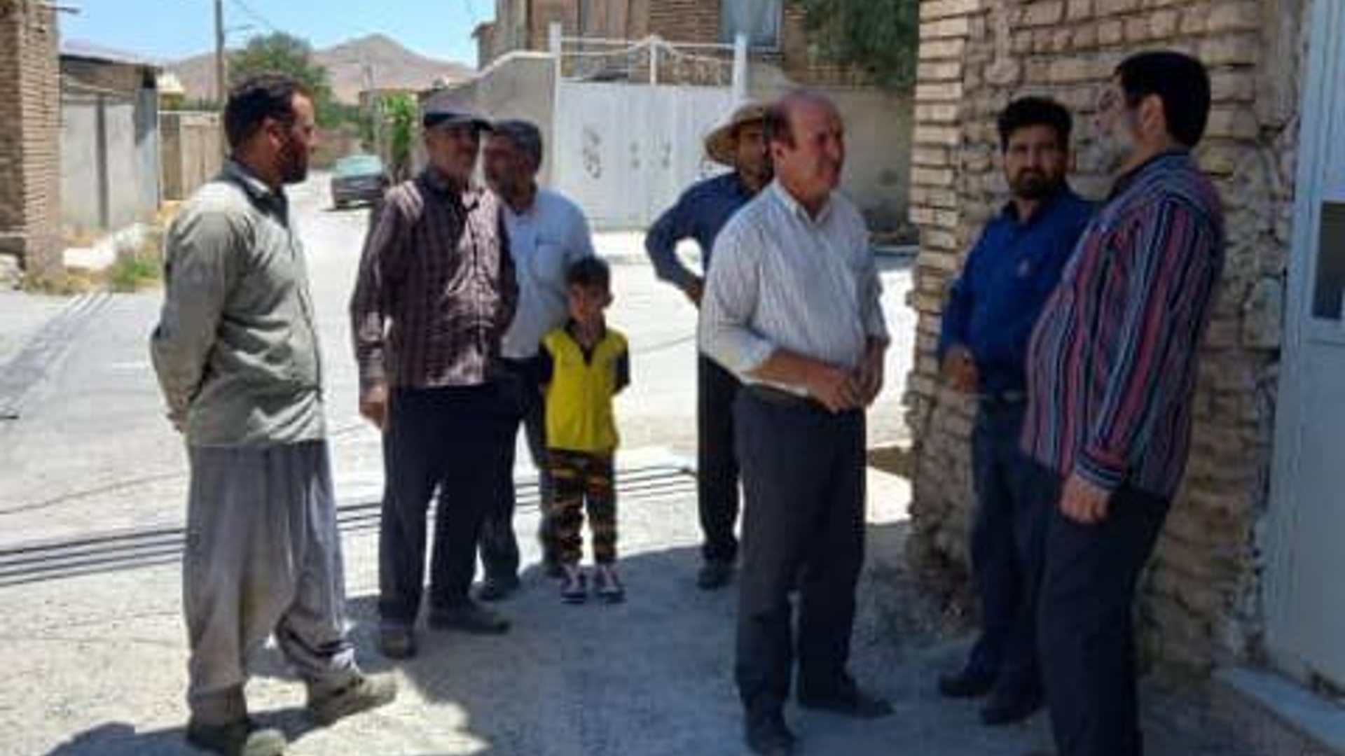 بازدید فرماندارشهرستان خنداب از روستای اناج