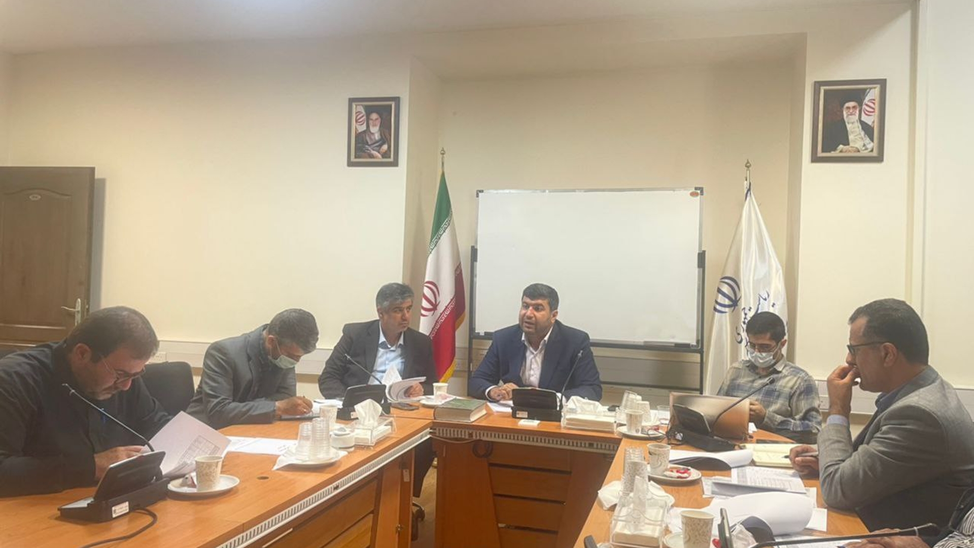 جلسه ارائه جمع بندی پروژه های استان برای سفر قریب الوقوع ریاست محترم جمهور