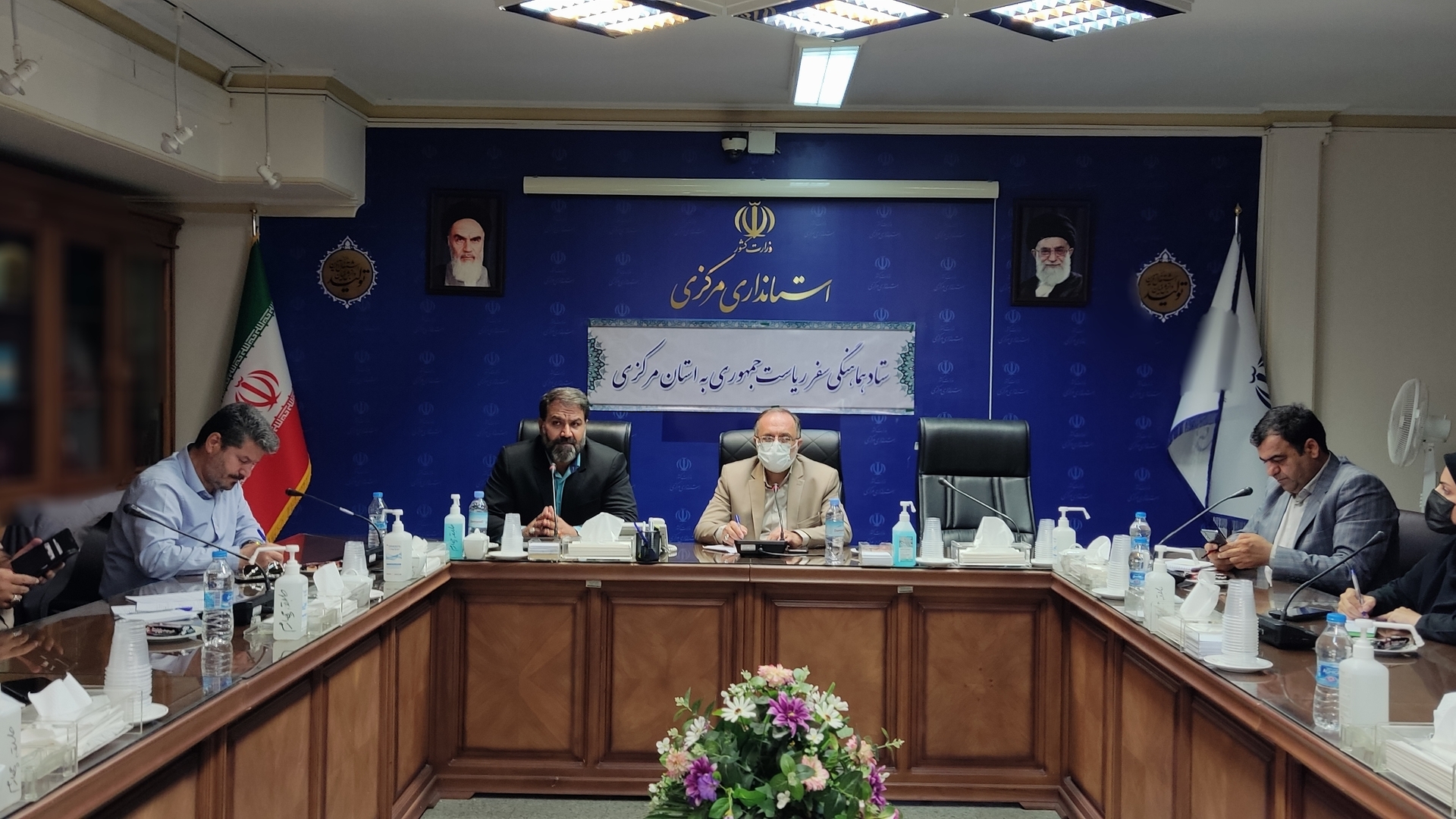 نشست هماهنگی سفر ریاست جمهوری به استان مرکزی