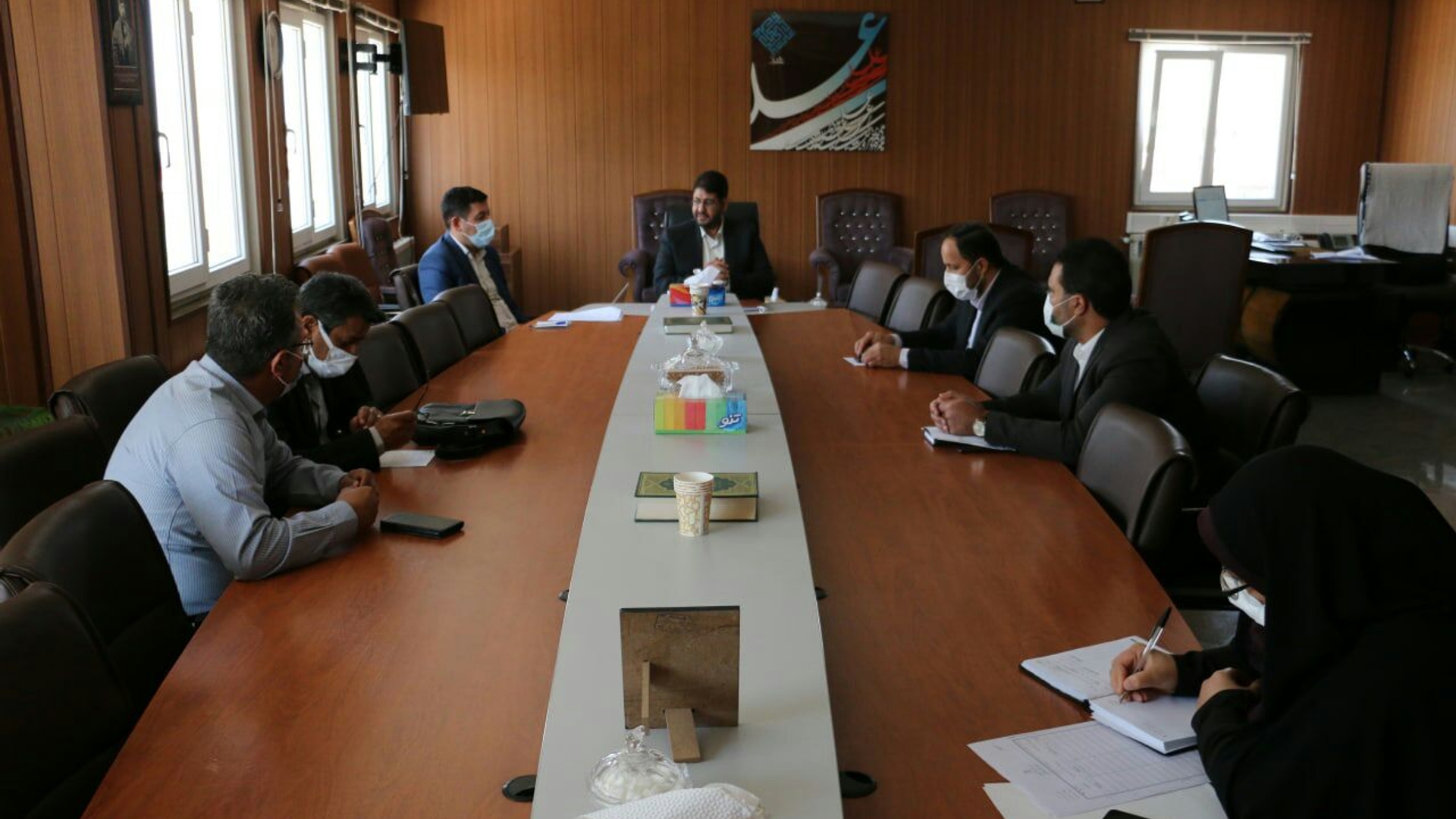 حضور محمدرضا رضایی سرپرست فرمانداری شهرستان تفرش در جلسه رسمی شورای اسلامی شهر تفرش