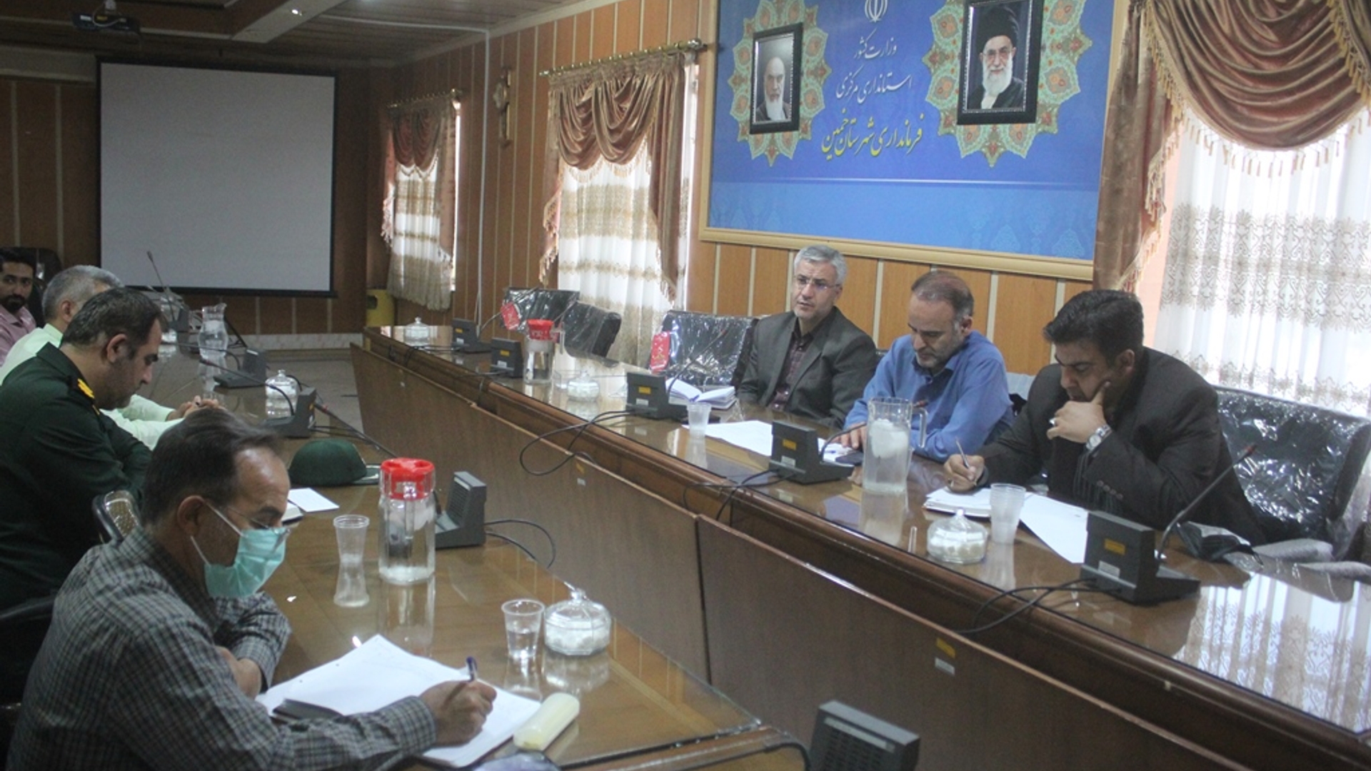 سومین جلسه ستاد مدیریت بحران شهرستان خمین برگزار شد