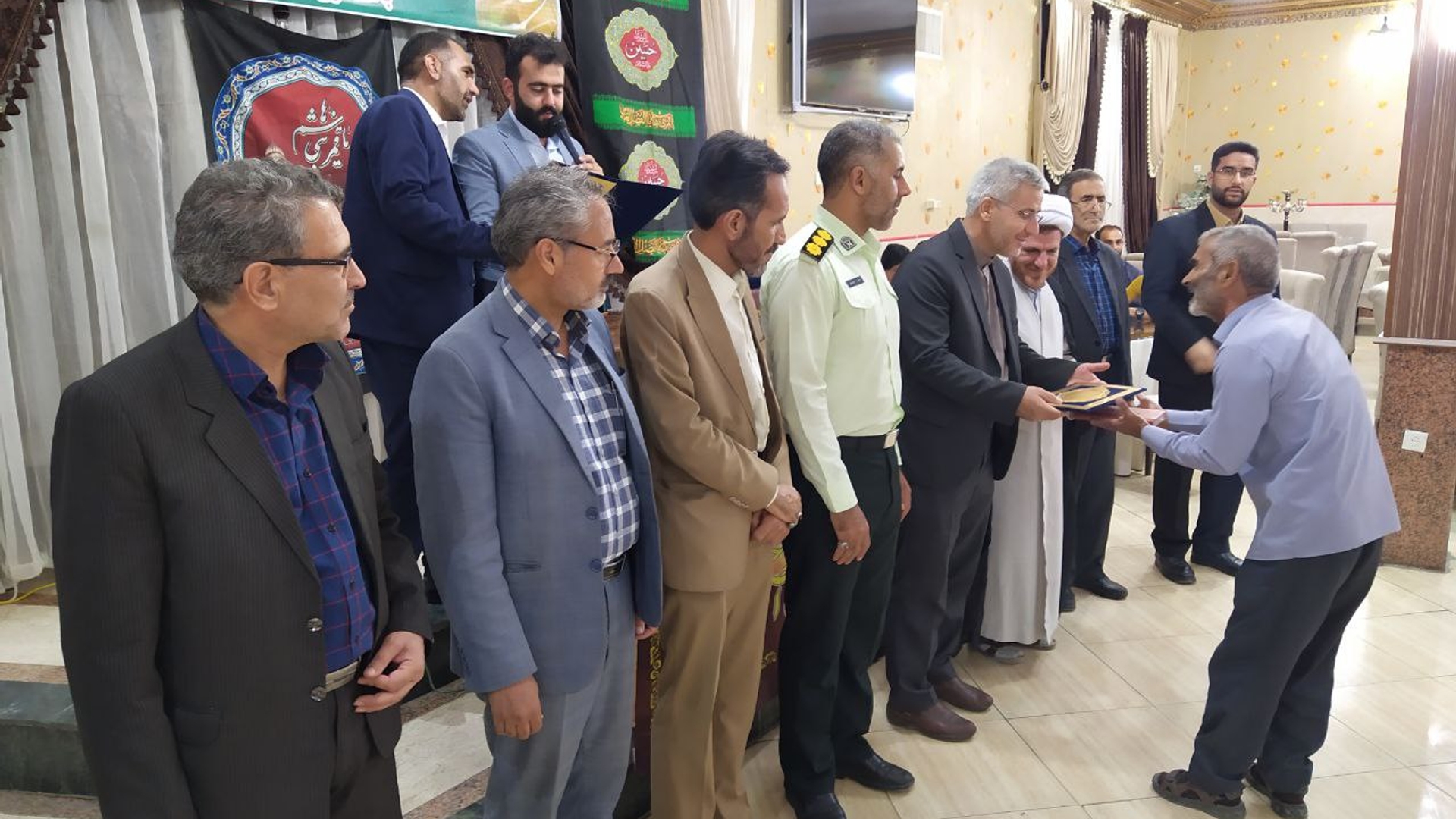 همایش طلایه داران محرم در شهر خمین برگزار شد