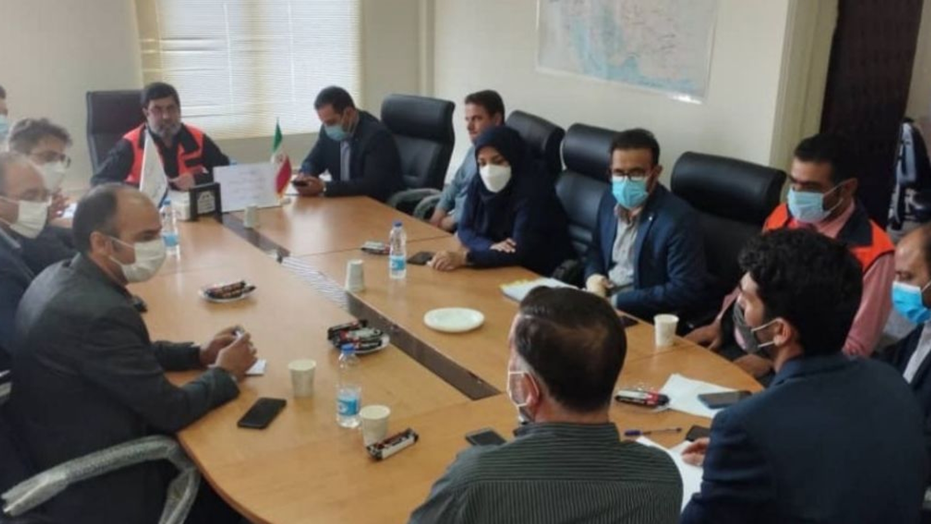 جلسه مشترک ستاد هماهنگی ، پیشگیری و فرماندهی عملیات پاسخ به بحران و پدافند غیرعامل شهرستان خنداب