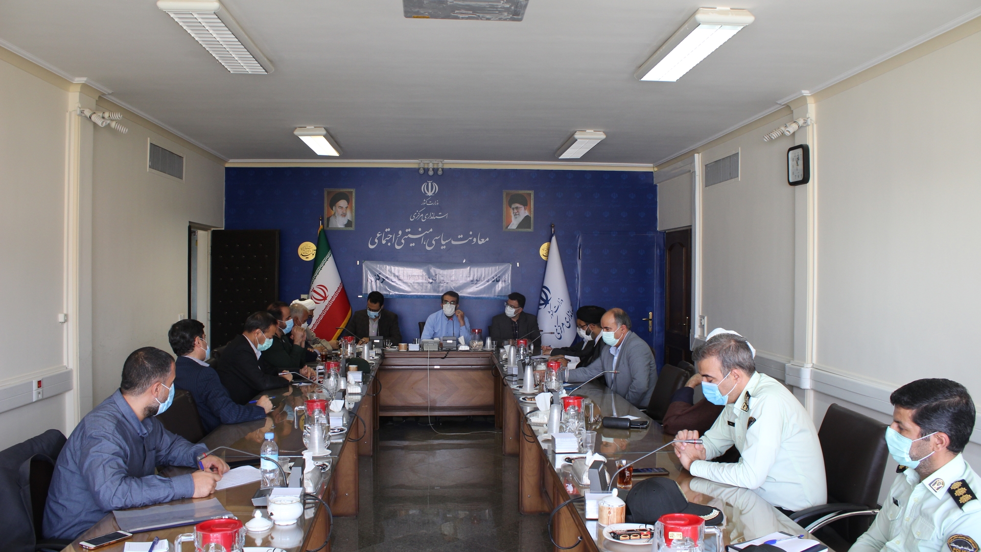 نشست ستاد استانی مد یریت بیماری کرونا