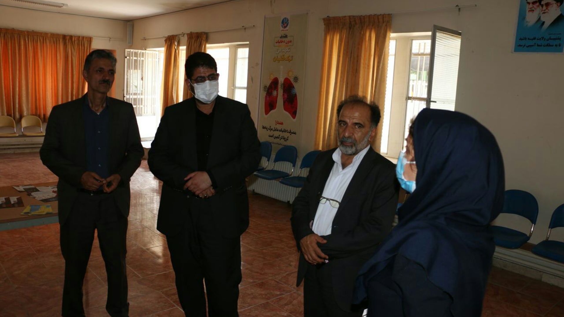 بازدید از مرکز واکسیناسیون تفرش