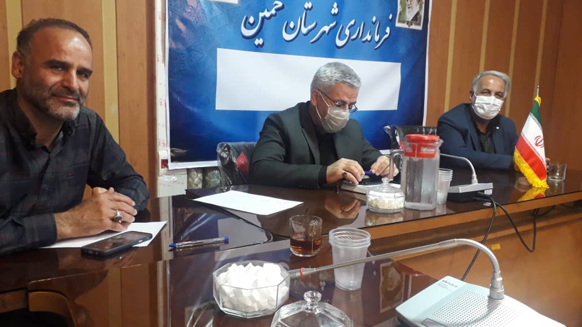 جلسه هماهنگی ساماندهی کشتارگاه دام خمین برگزار شد