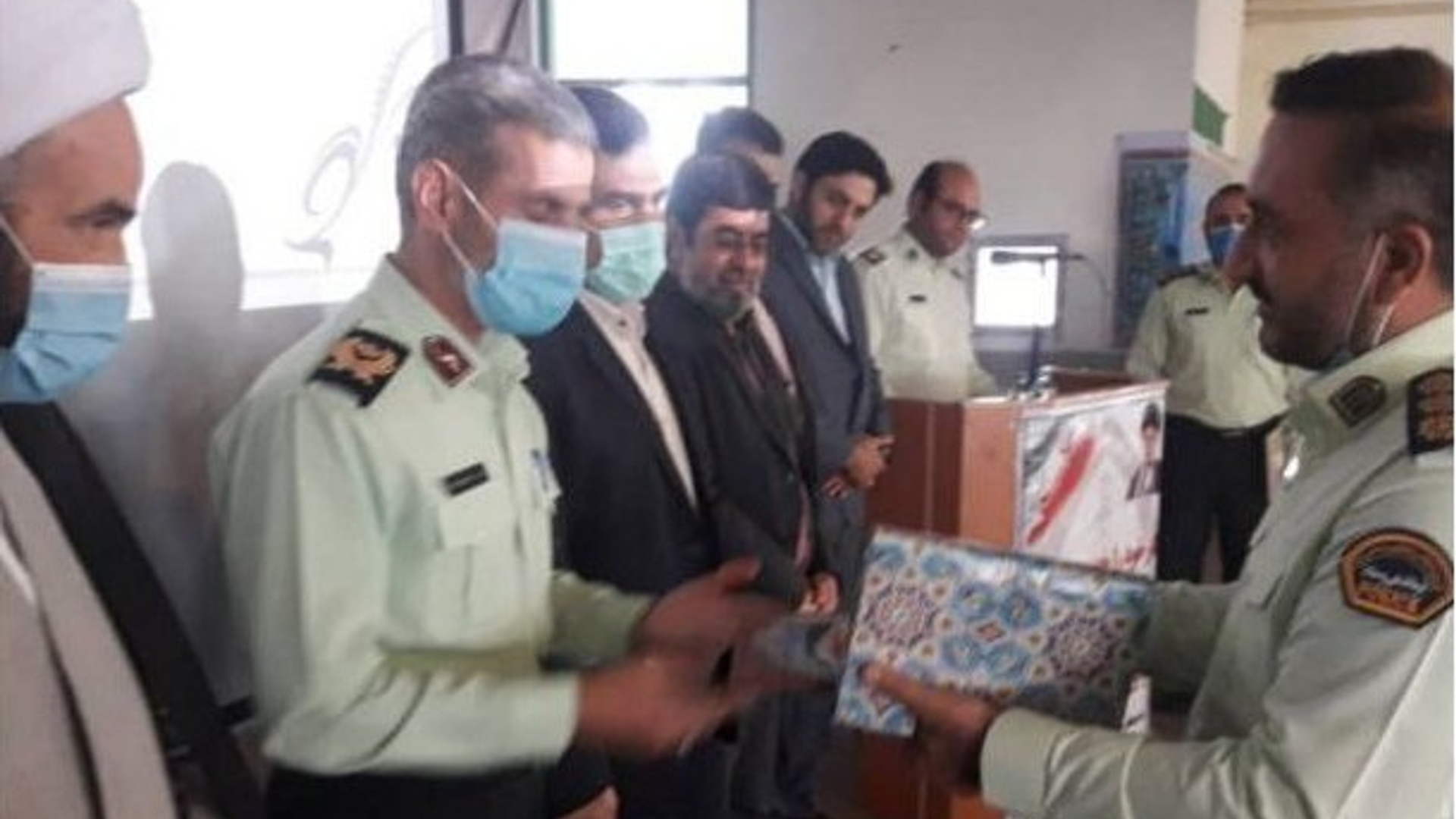 دیدار فرمانده انتظامی شهرستان خنداب با فرماندار