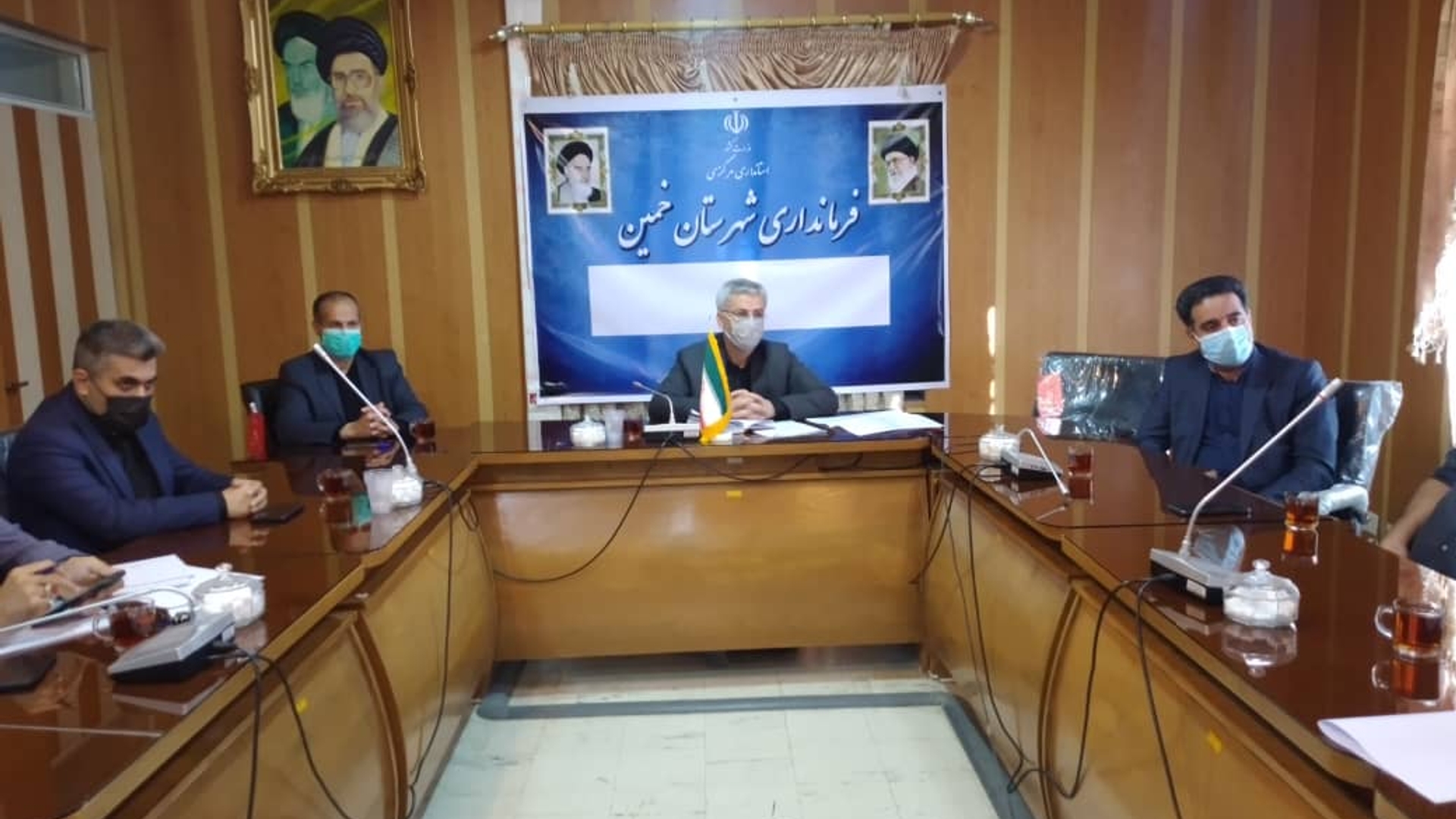 جلسه بررسی مشکلات بخش ام ار آی بیمارستان امام خمینی (ره) خمین برگزار شد