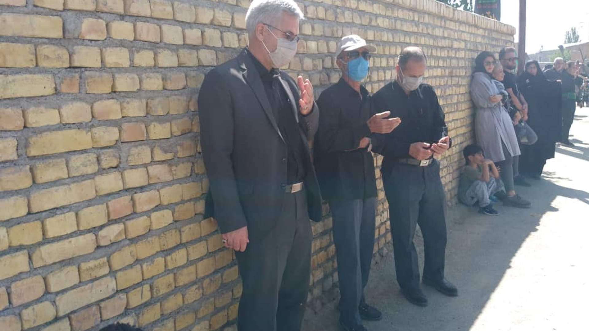 حضور فرماندار در مراسم عزاداری تعدادی از روستاهای بخش کمره