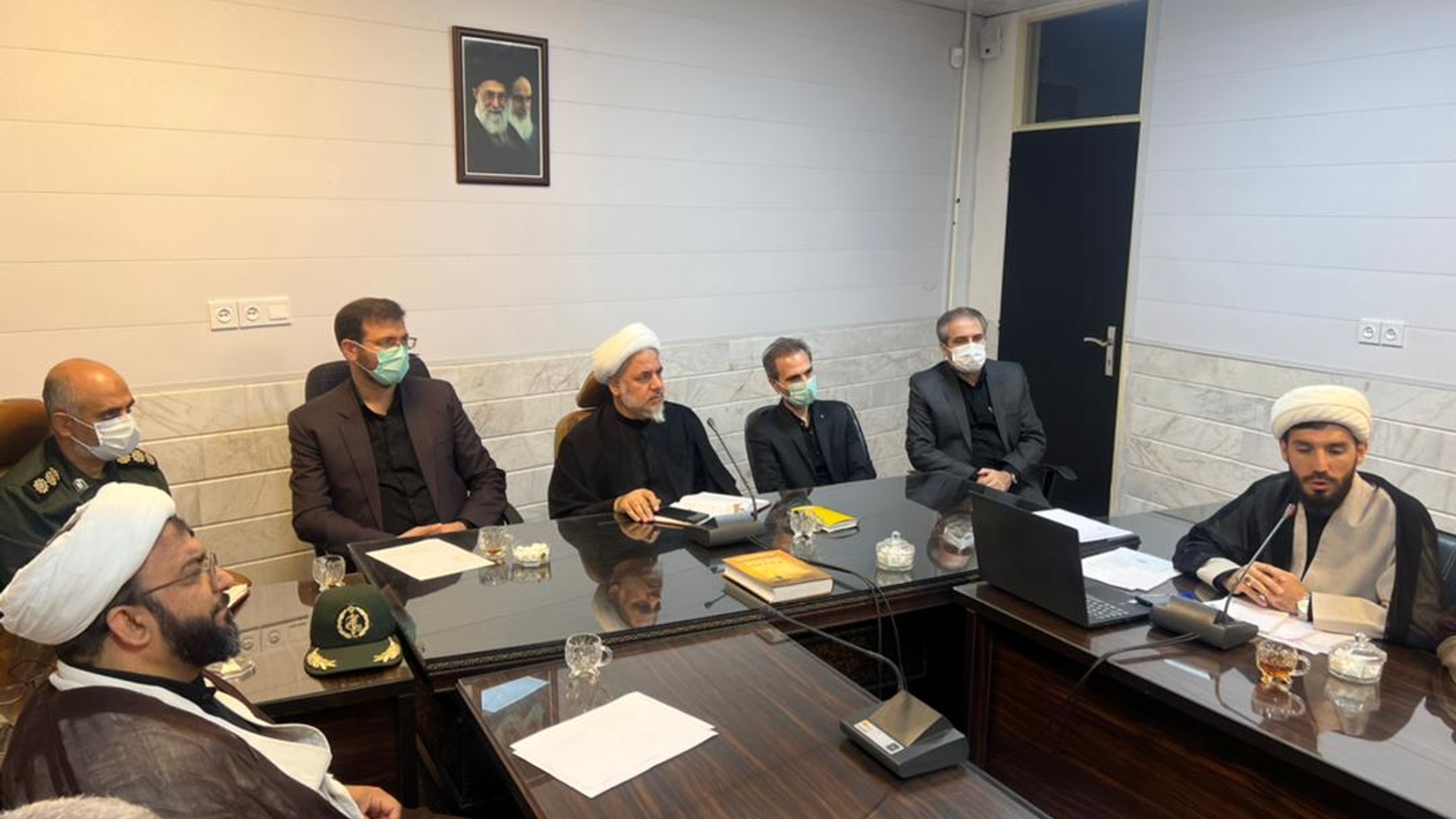 جلسه مشترک  ستاد امر به معروف و نهی از منکر و شورای فرهنگ عمومی شهرستان ساوه