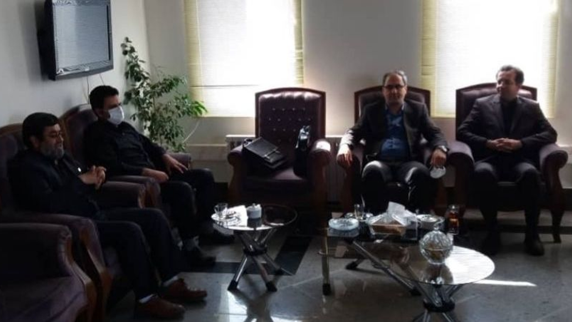 دیدار مدیرکل دفتر امور روستایی استانداری با فرماندار