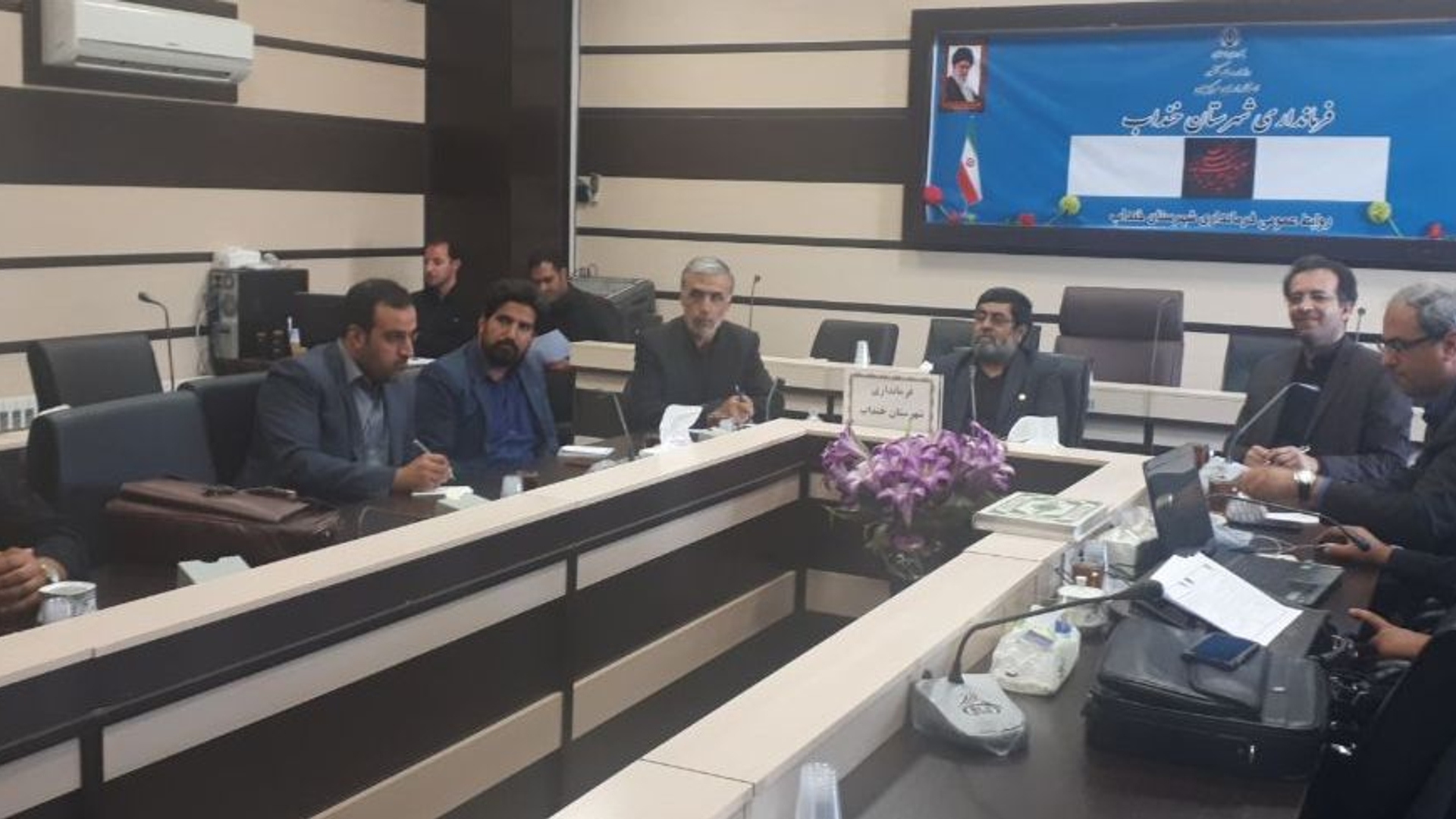 جلسه بررسی وضعیت پروژه های عمرانی دهیاری ها