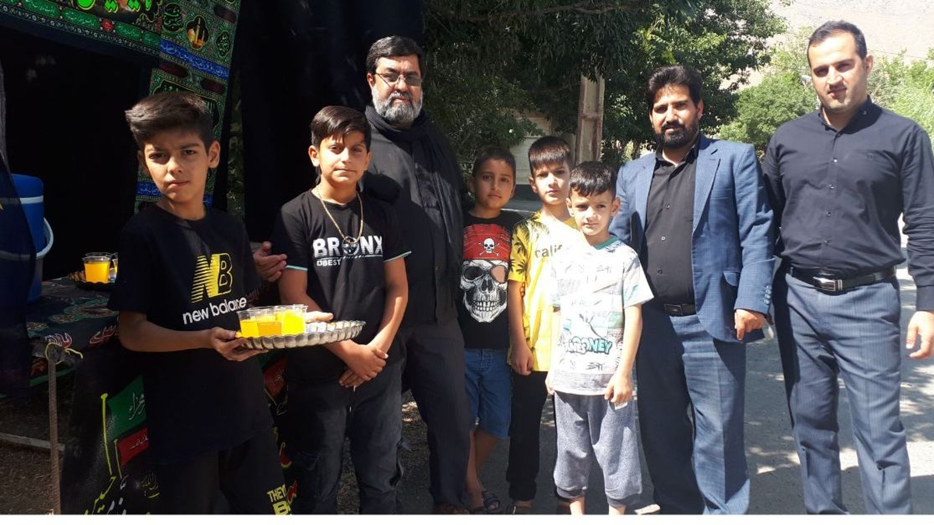 حضور فرماندار خنداب در جمع نوجوانان عزادارحسینی