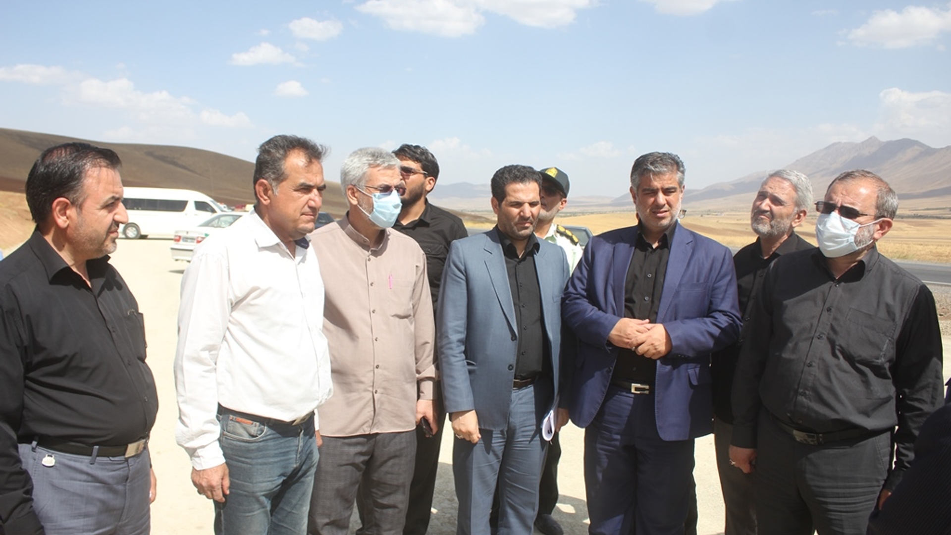 استاندار مرکزی از تعدادی از پروژه های حوزه راه وشهرسازی شهرستان خمین بازدید کرد