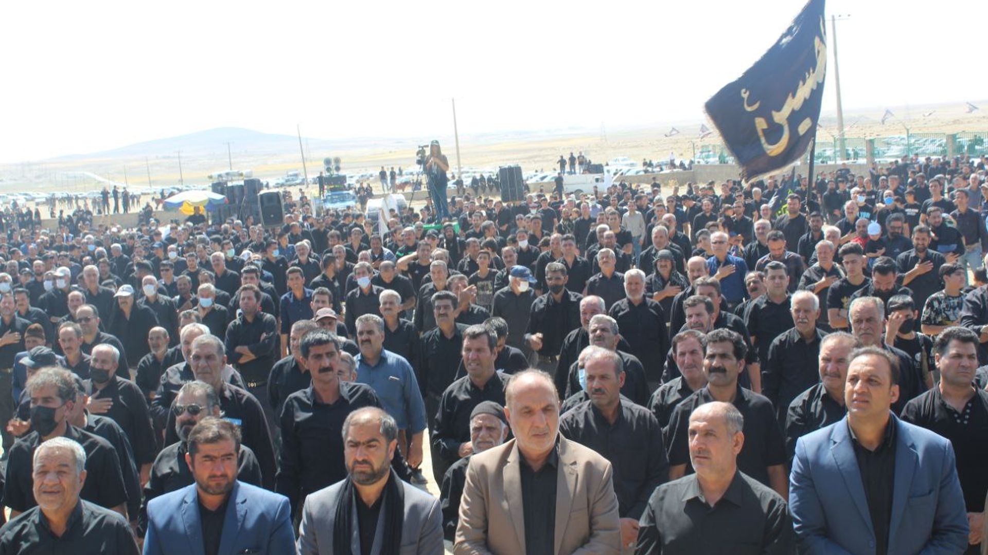 مراسم عزاداری تاسوعای حسینی در امام زاده عبدالله روستای تبرته