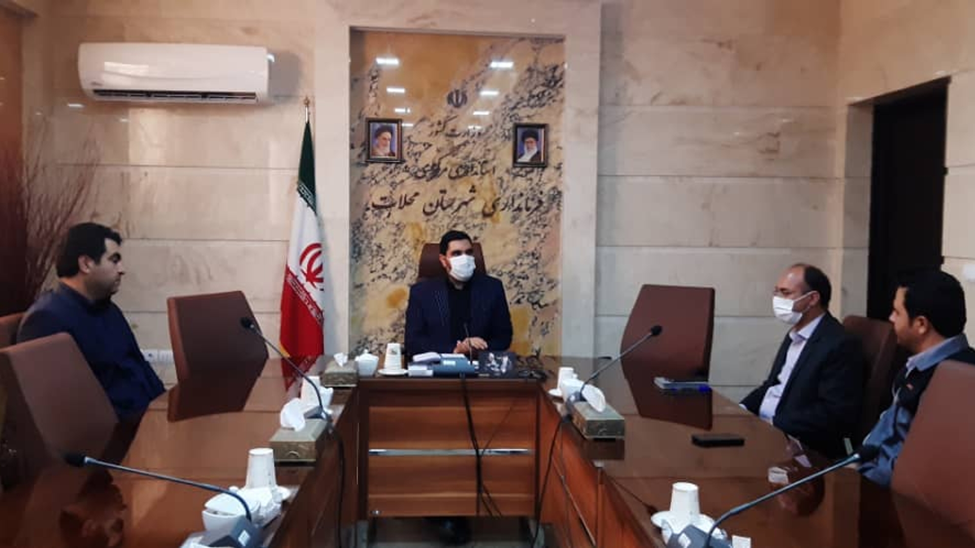 دیدار مدیرعامل شرکت فراوری مس محمدآباد با سرپرست فرمانداری محلات