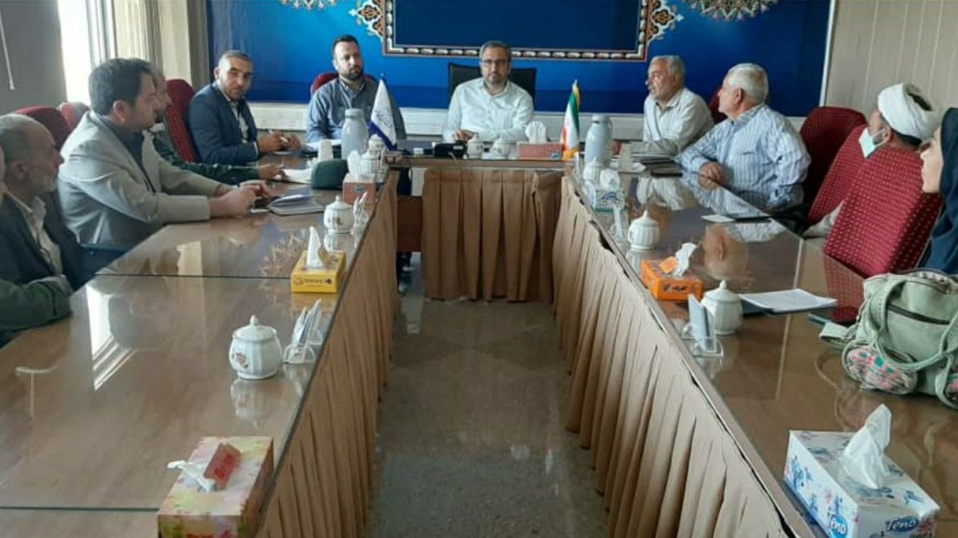 جلسه هماهنگی برگزاری یادواره شهدای روستای وفس(افلاکیان)