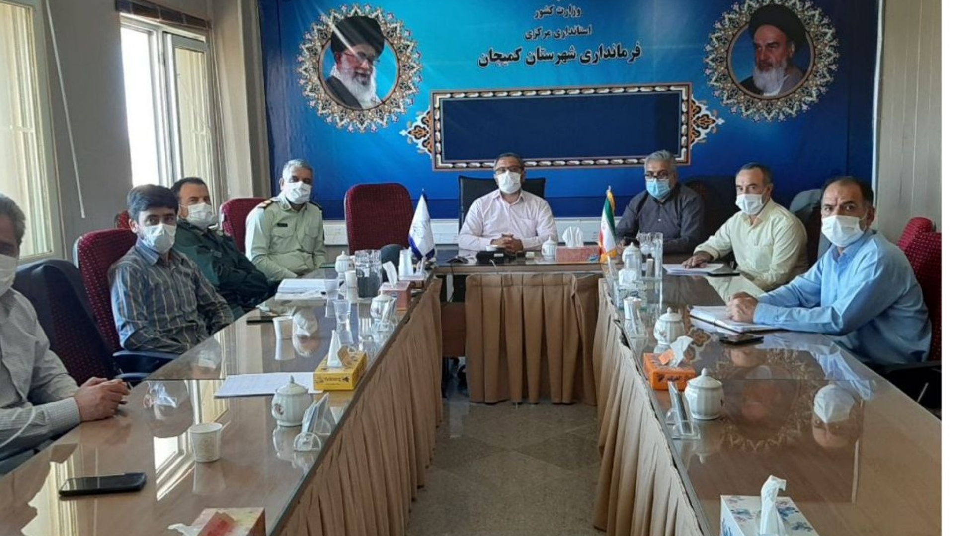 برگزاری جلسه ستاد مدیریت بیماری کرونا استان ....