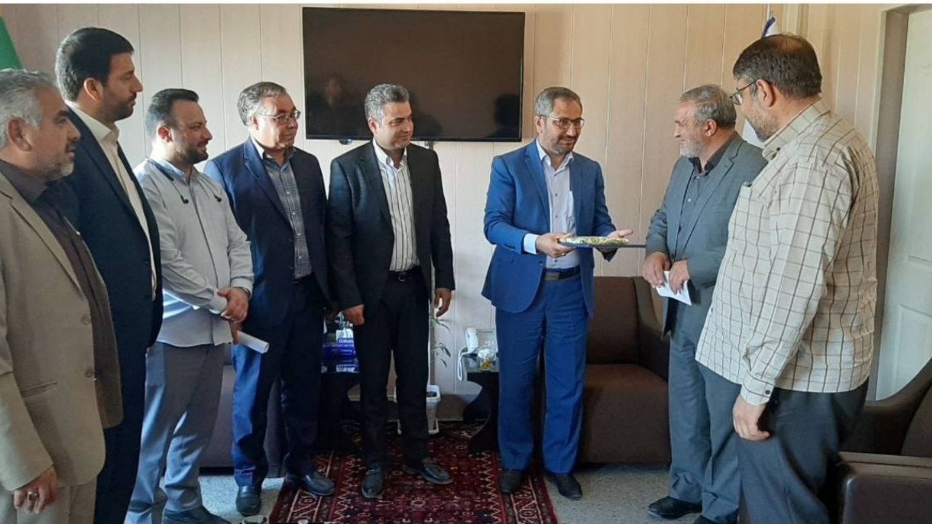 معارفه سرپرست اداره بنیاد مسکن انقلاب اسلامی شهرستان کمیجان