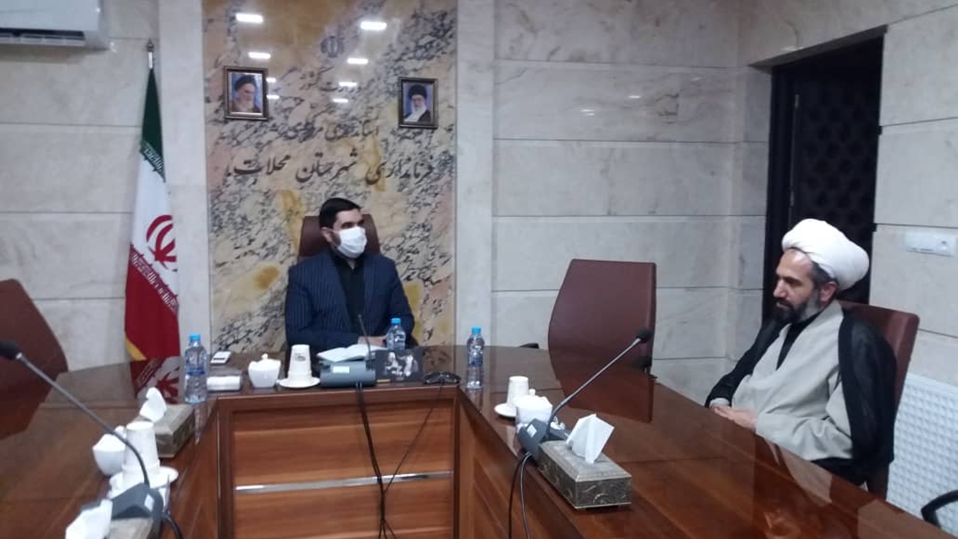 دیدار رئیس هیات نظارت استان با سرپرست فرمانداری شهرستان محلات