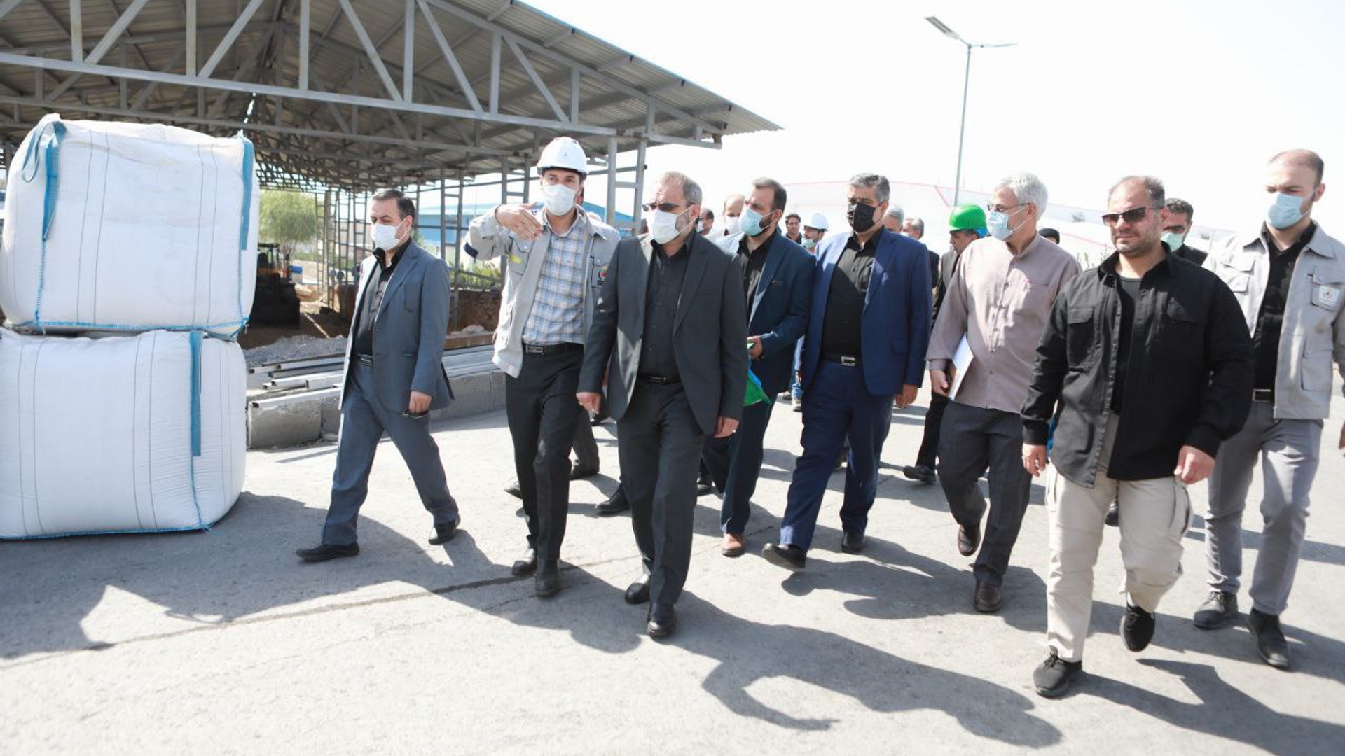 بازدید از شرکت فروسیلیس در شهرک صنعتی خمین