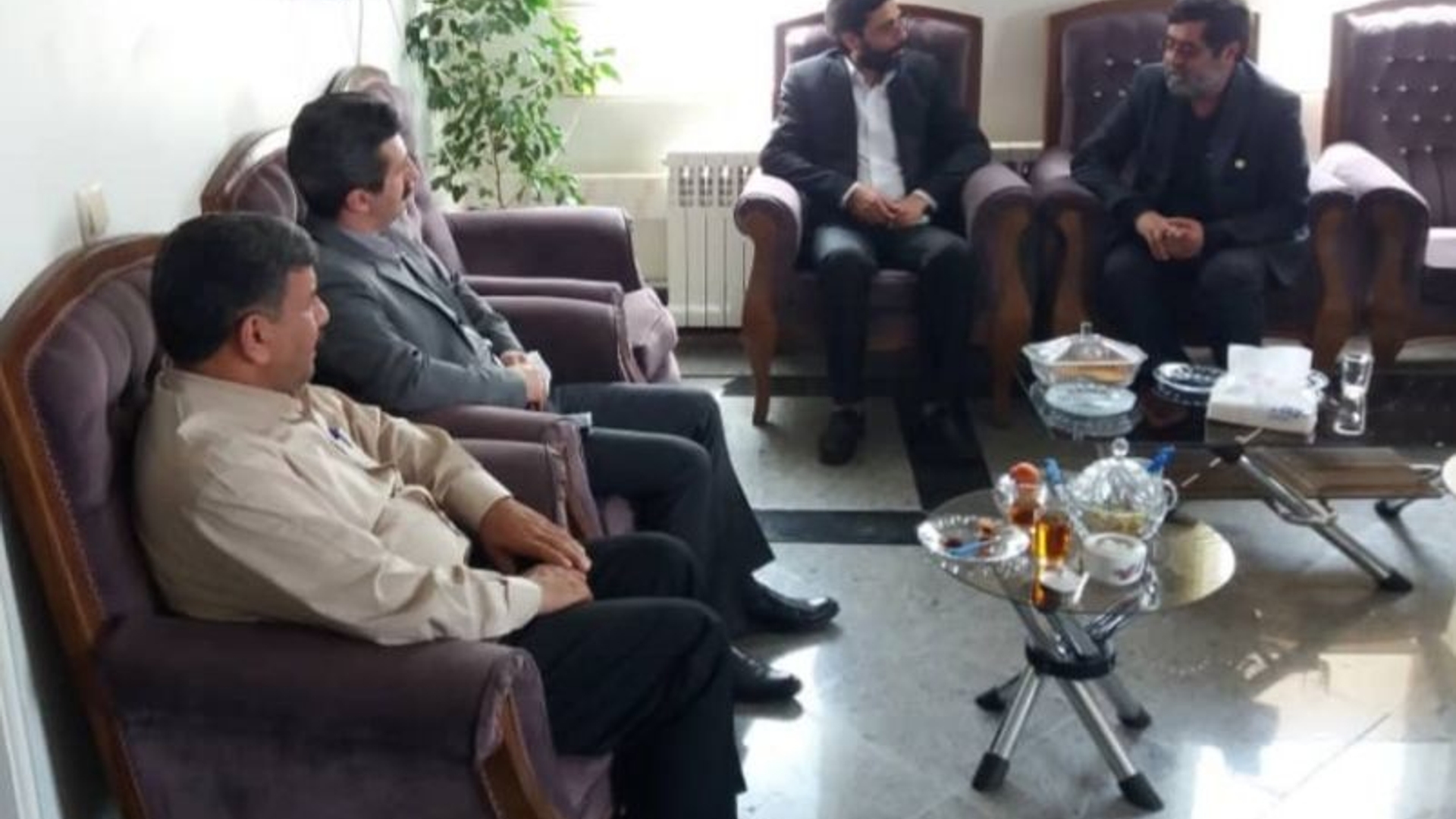 دیدارمدیرکل تعاون،کارو رفاه اجتماعی استان با فرماندار