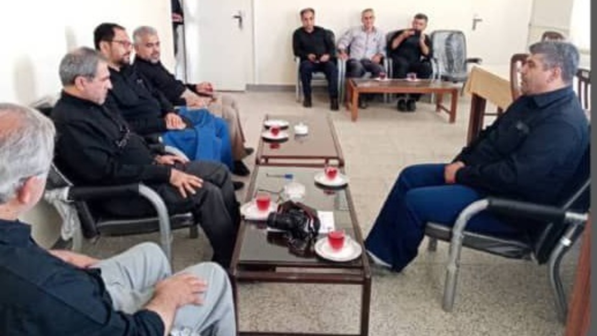 حضور مسئولین گروه جهادی میلاد طه از تهران