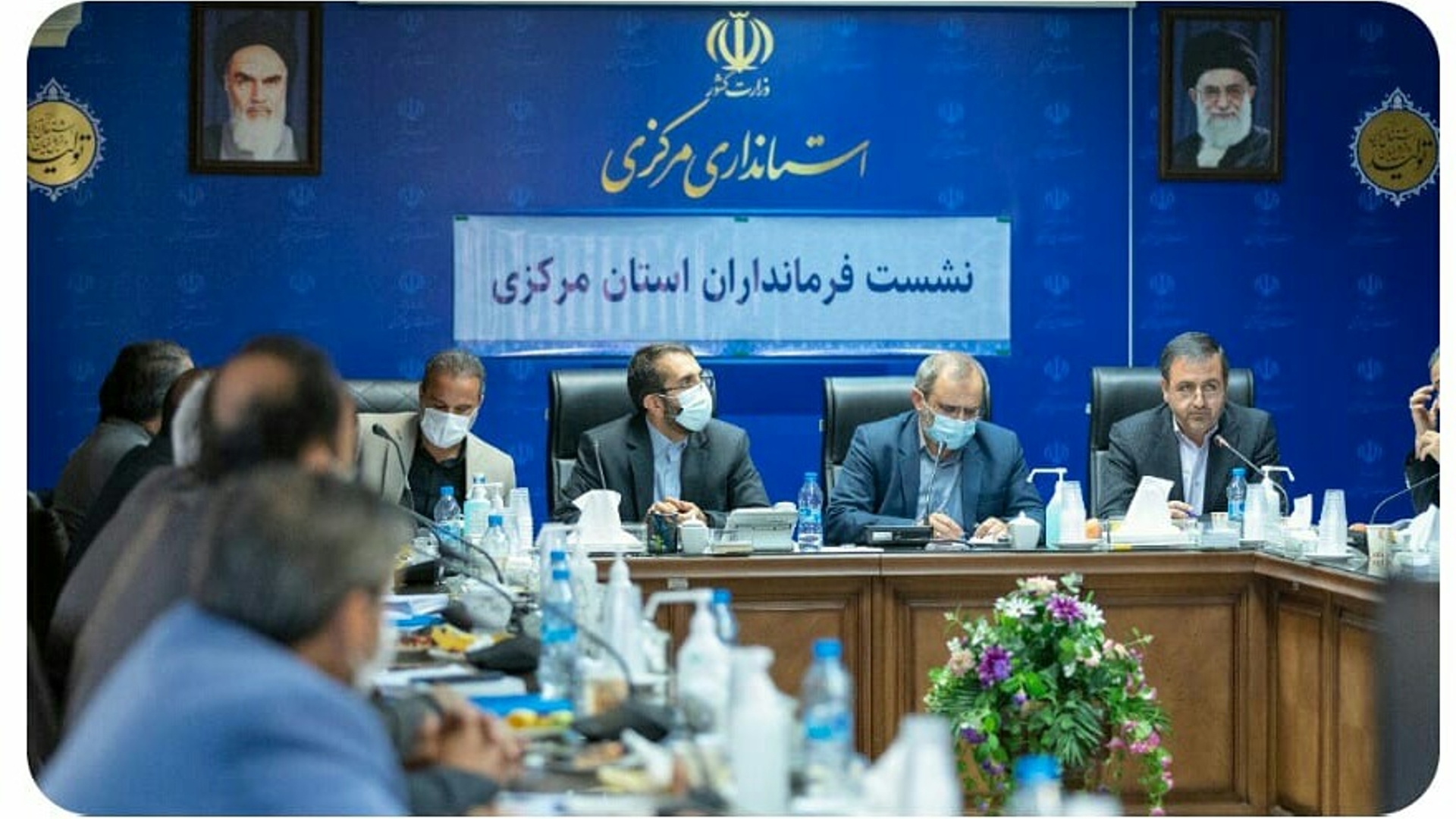 نشست فرمانداران استان مرکزی در استانداری