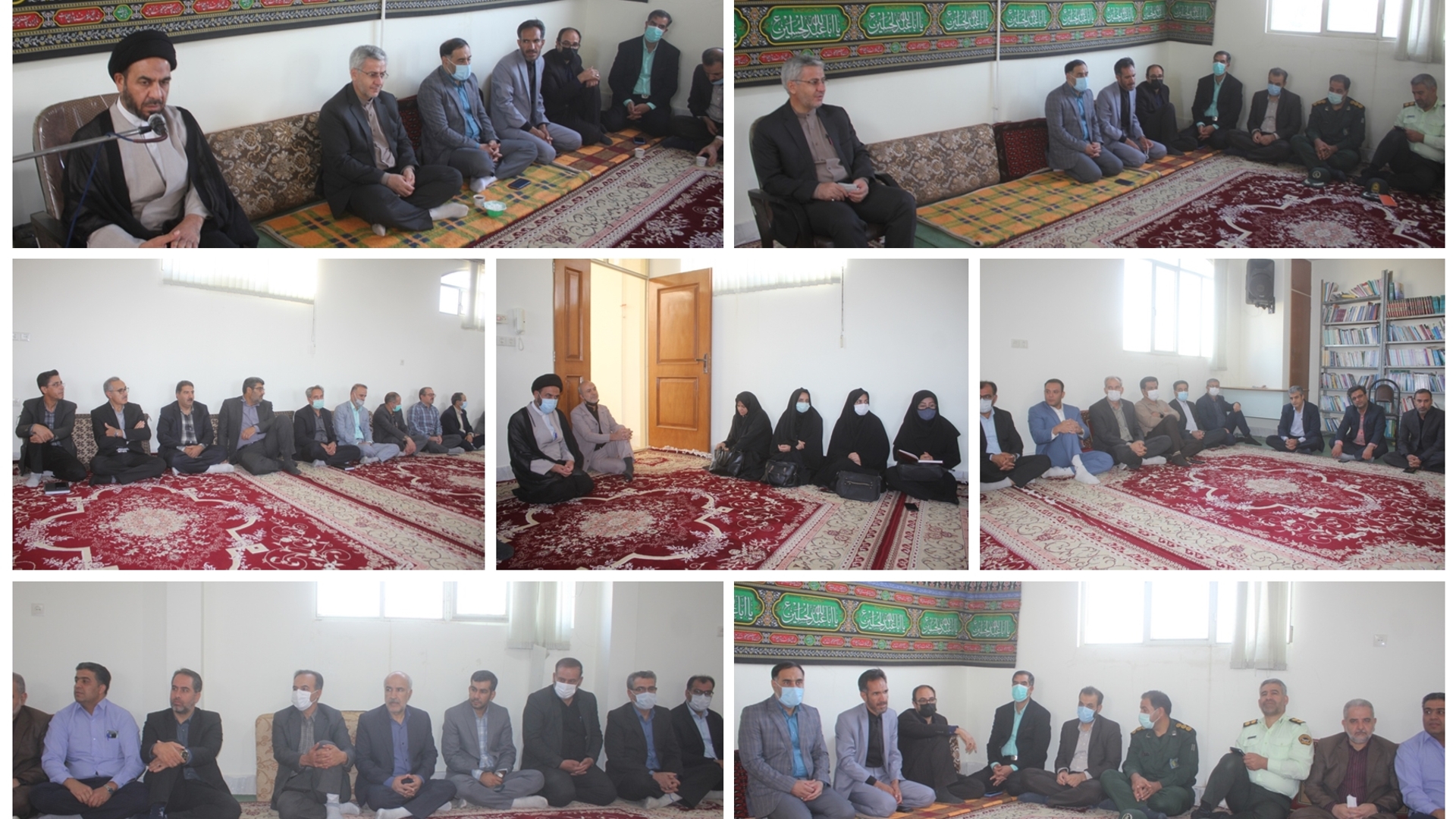 نشست فرماندار و اعضای شورای اداری با امام جمعه خمین برگزار شد