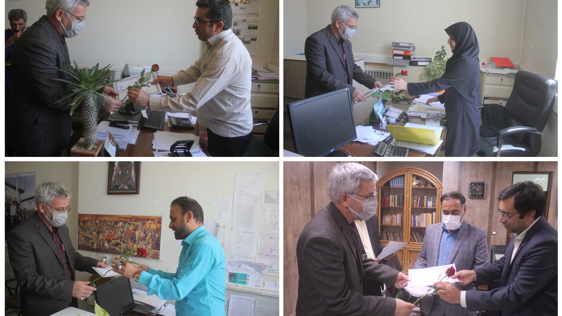 فرماندار با کارکنان فرمانداری و بخشداریهای تابعه دیدار کرد