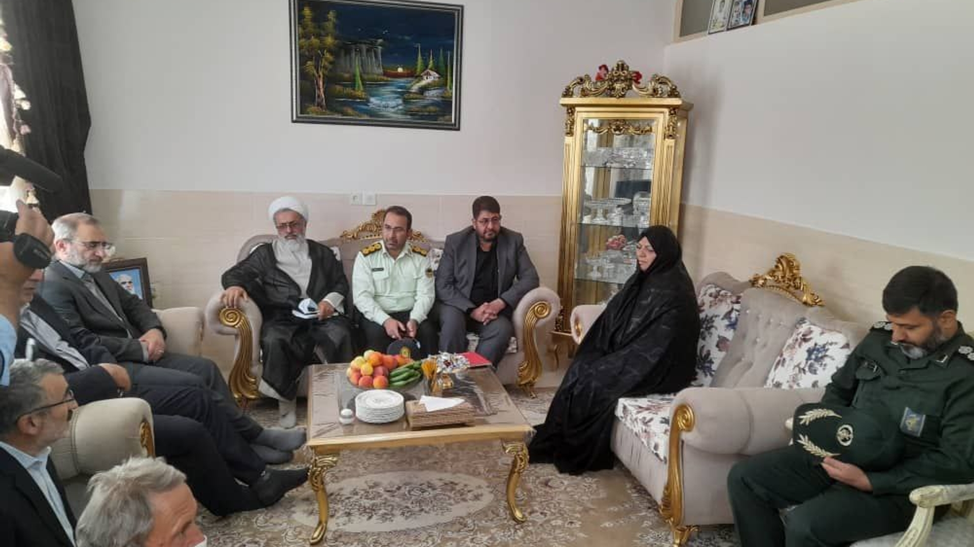 دیدار با خانواده شهید ابوالفضل شاه حسینی