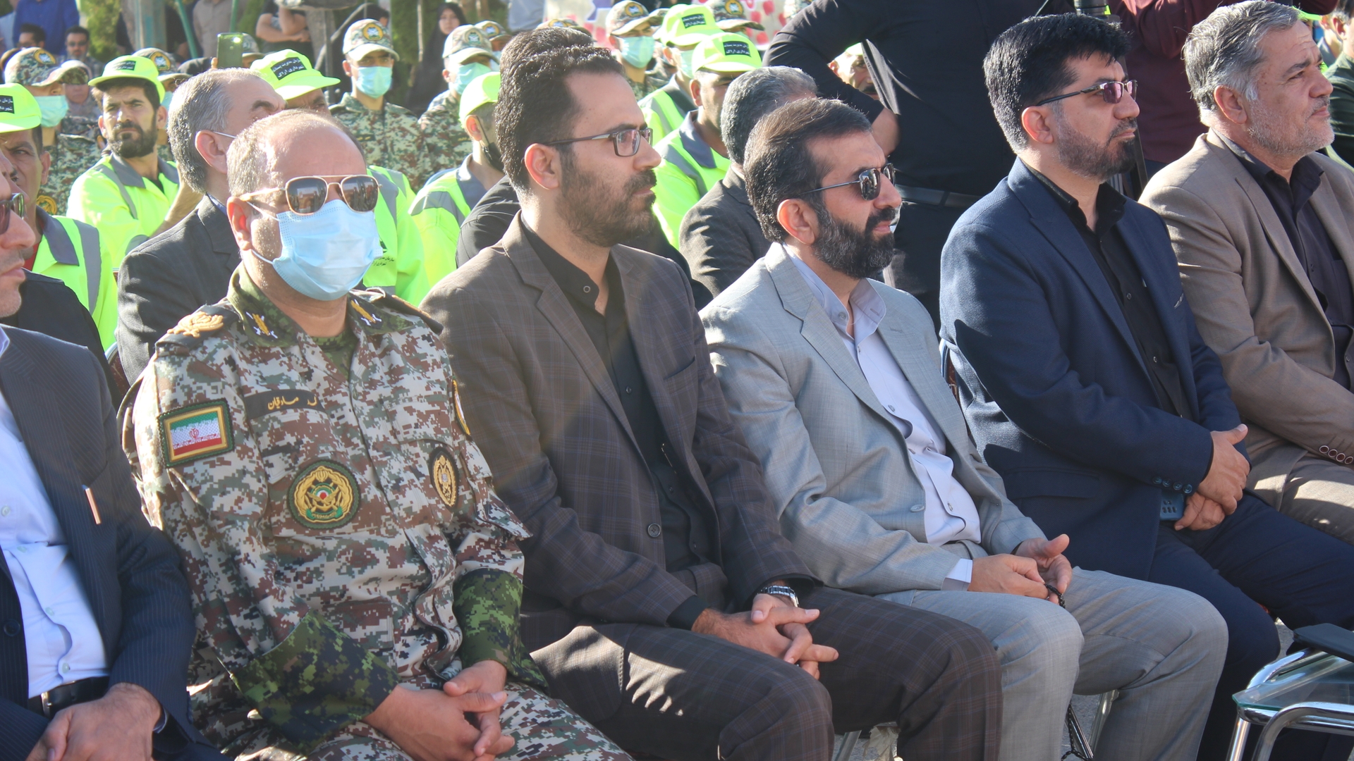 مراسم بدرقه خادمین حسینی شهرداری اراک