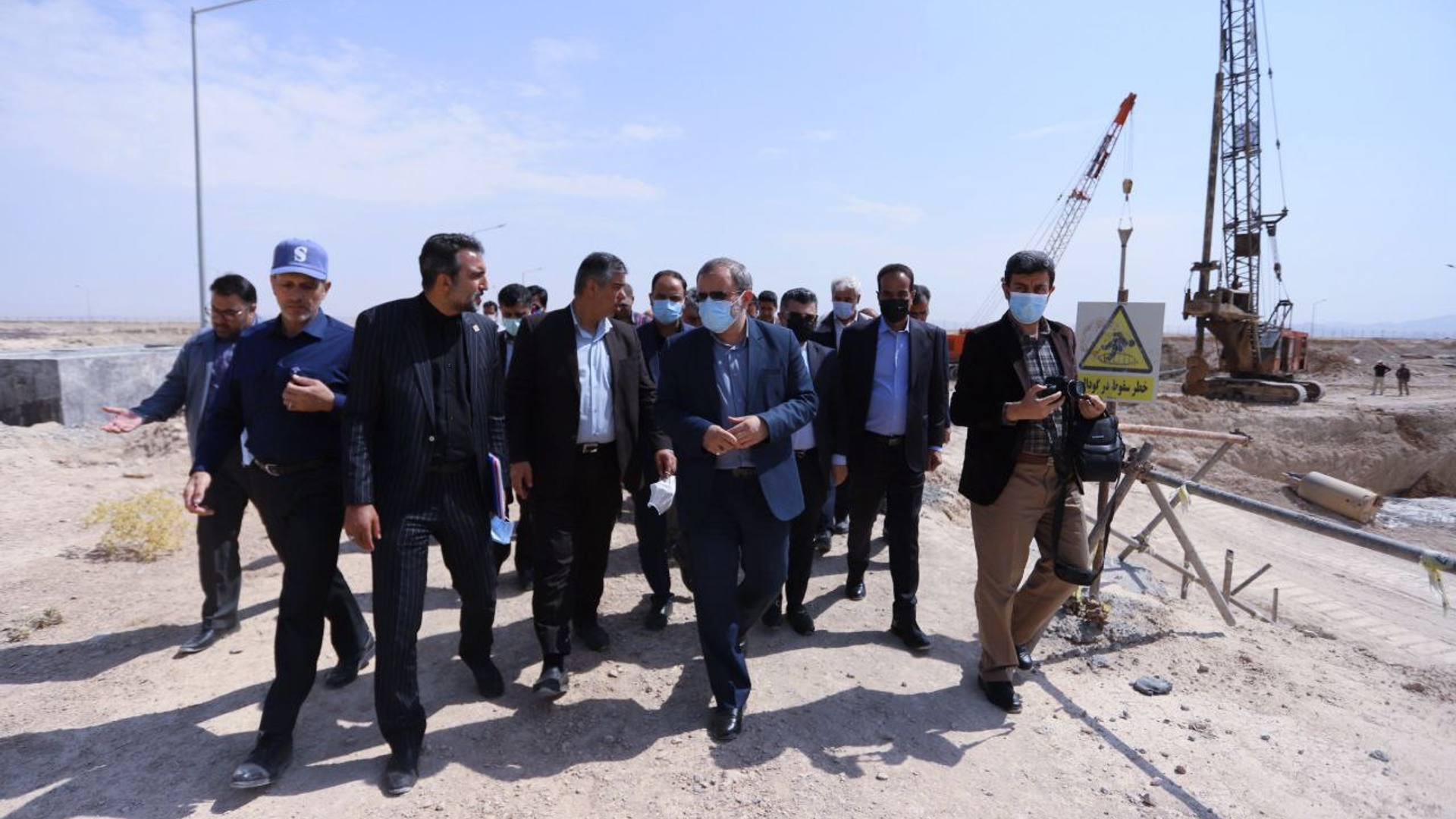 بازدید از طرح احداث کارخانه کربن صنعت امیر کبیر در شهرک صنعتی خیر آباد