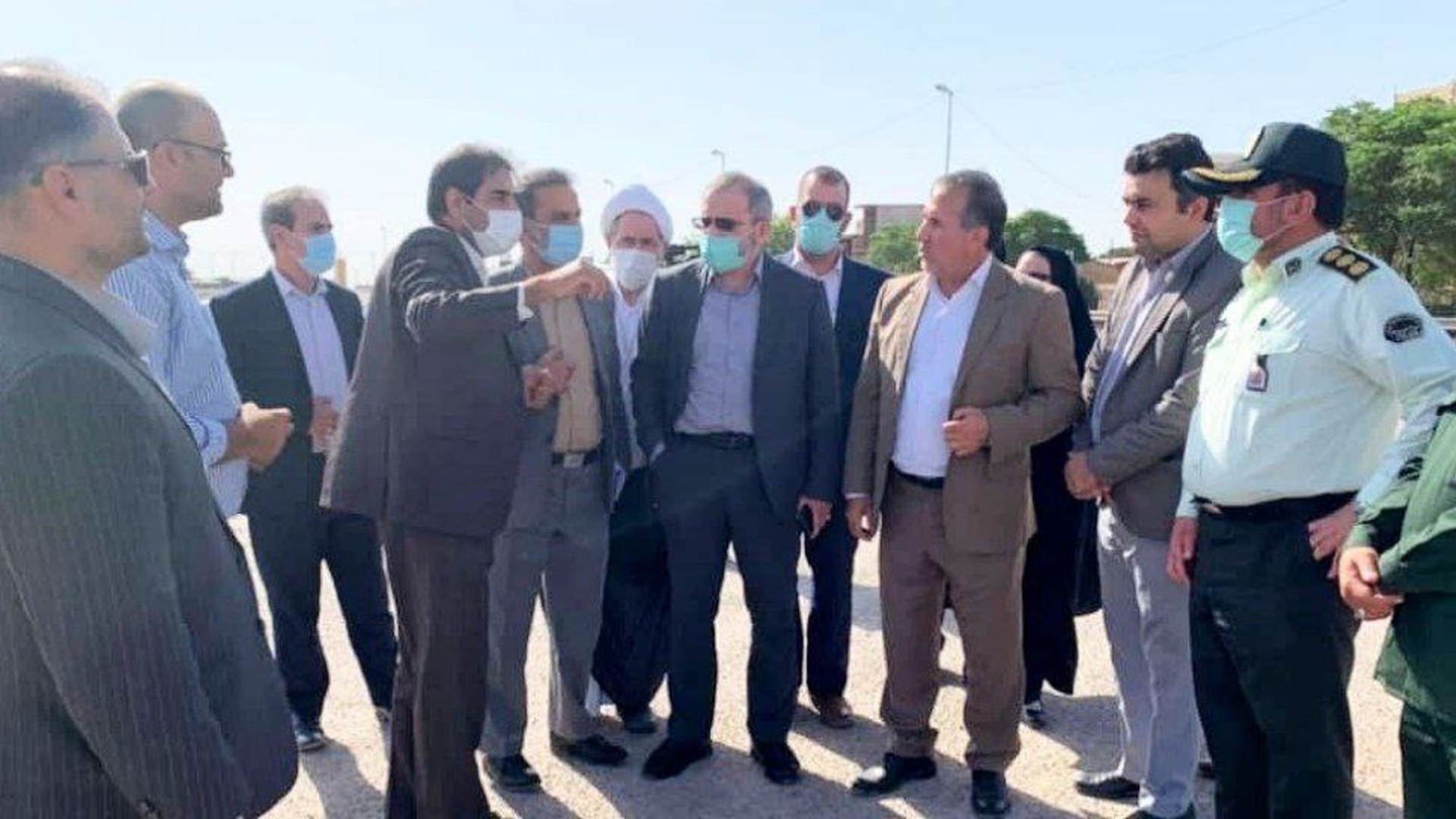 بازدید از پل زیرگذر و ورودی شهر پرندک.