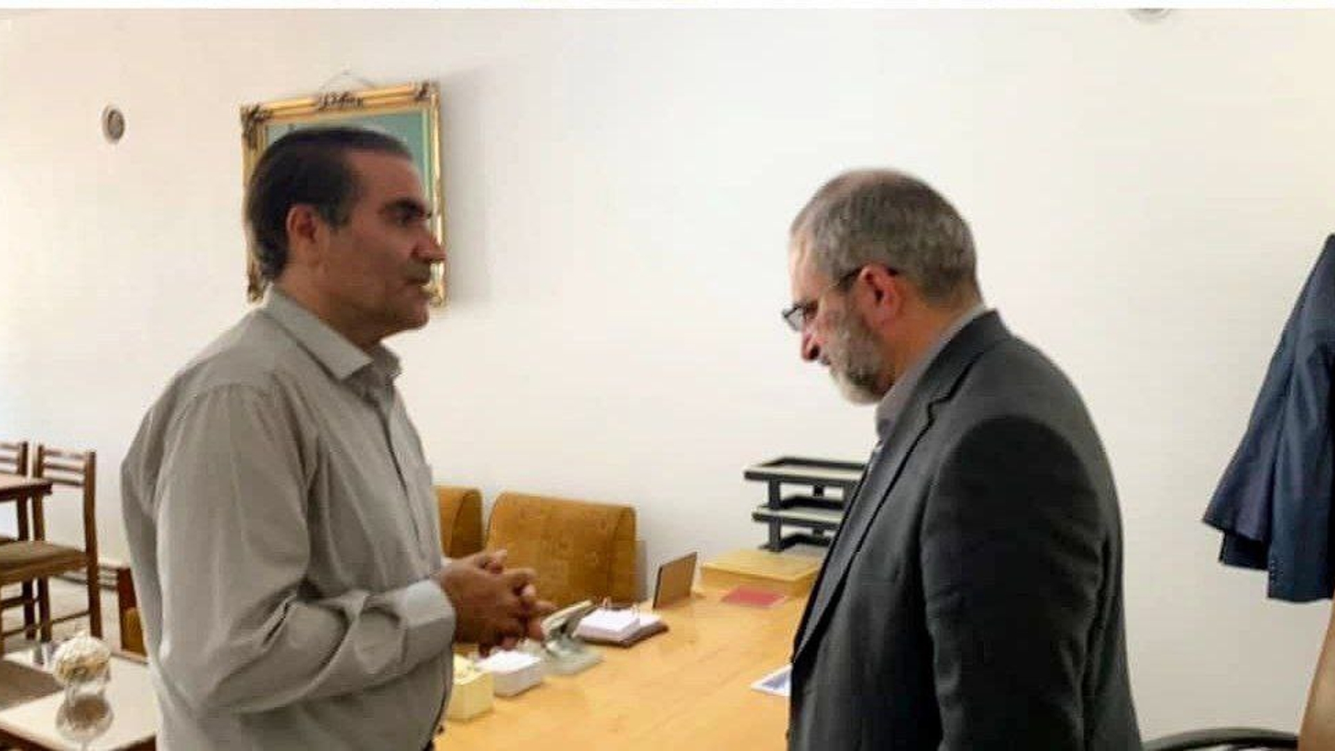 بازدید از بخشداری تازه تأسیس زاویه