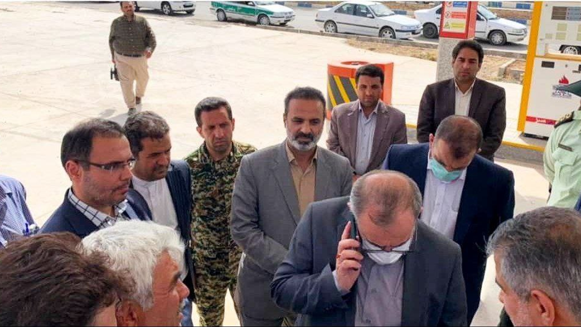 بازدید از پمپ بنزین شهر رازقان