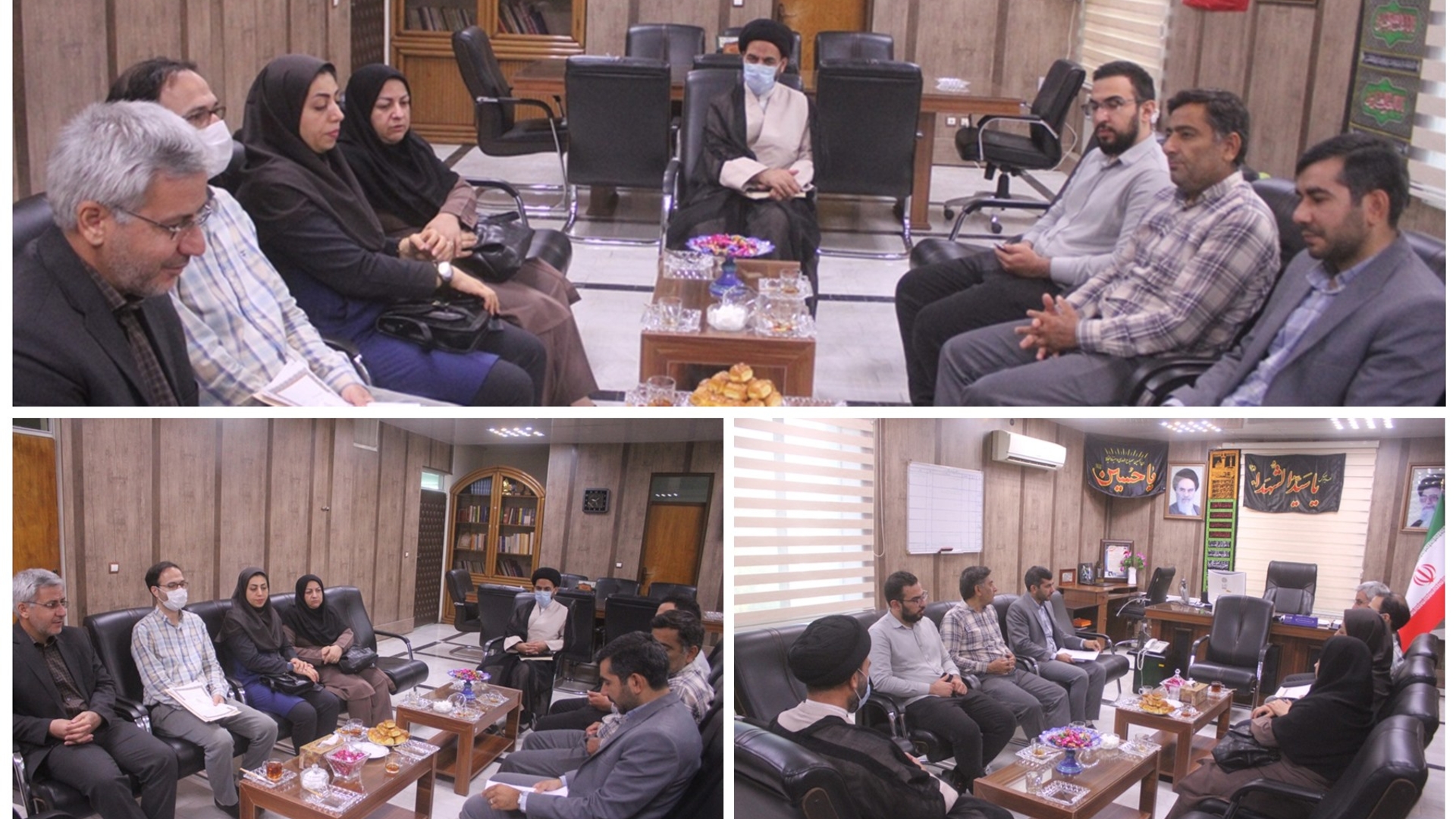 نشست رئیس و کارکنان اداره تعاون با فرماندار و امام جمعه خمین برگزار شد